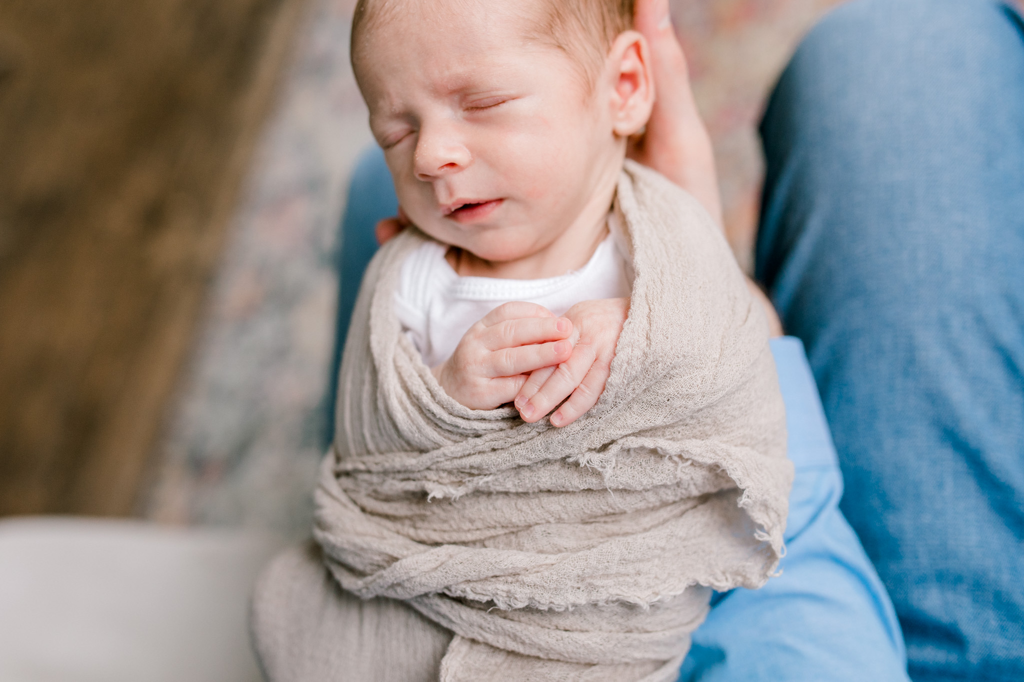 Newborn Lifestyle Session with Baby Boy | Grand Rapids Newborn Lifestyle Photographer | West Michigan