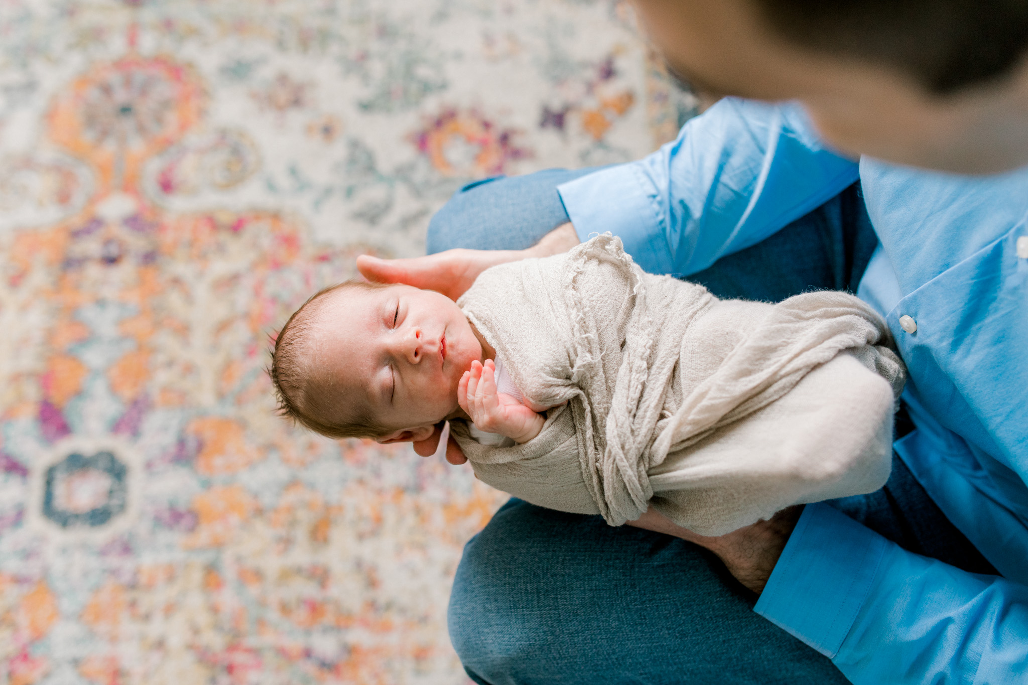 Newborn Lifestyle Session with Baby Boy | Grand Rapids Newborn Lifestyle Photographer | West Michigan