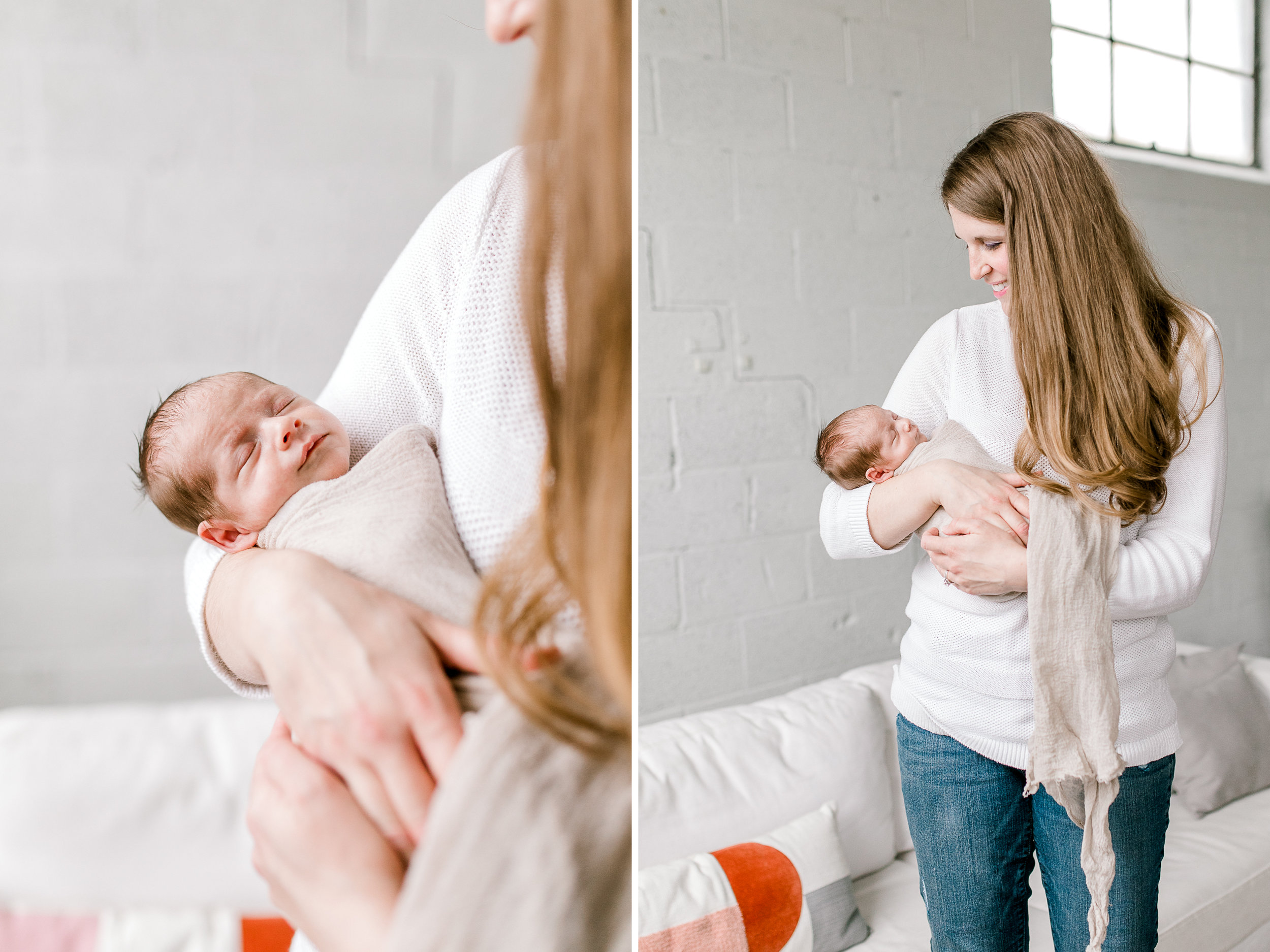Newborn Lifestyle Session with Baby Boy | Grand Rapids Newborn Lifestyle Photographer | West Michigan