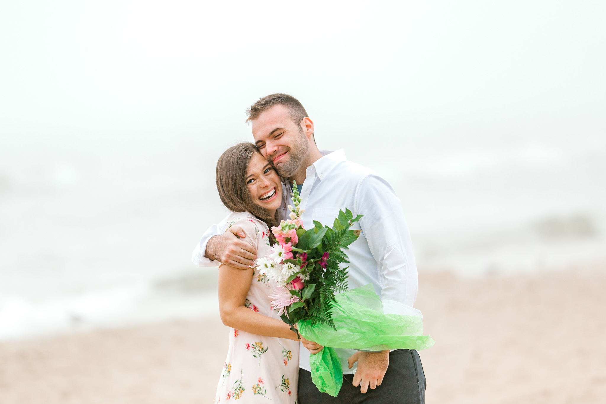 Romantic Surprise Proposal on Lake Michigan