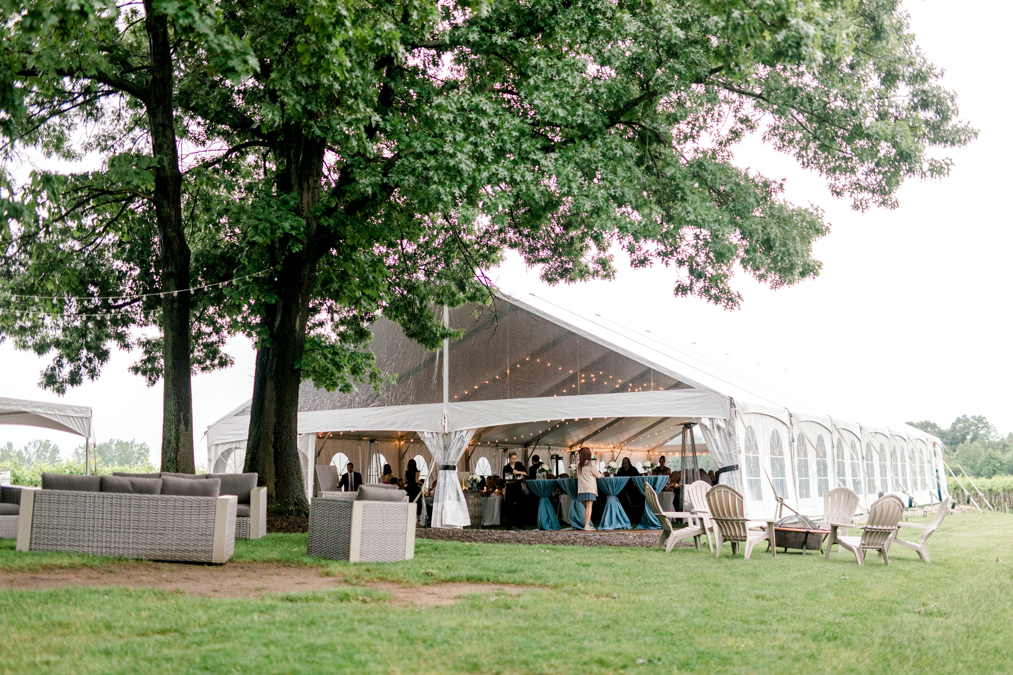Rainy Vineyard Wedding in Southern Michigan | 12 Corners Vineyard Wedding | Beach Wedding in Michigan
