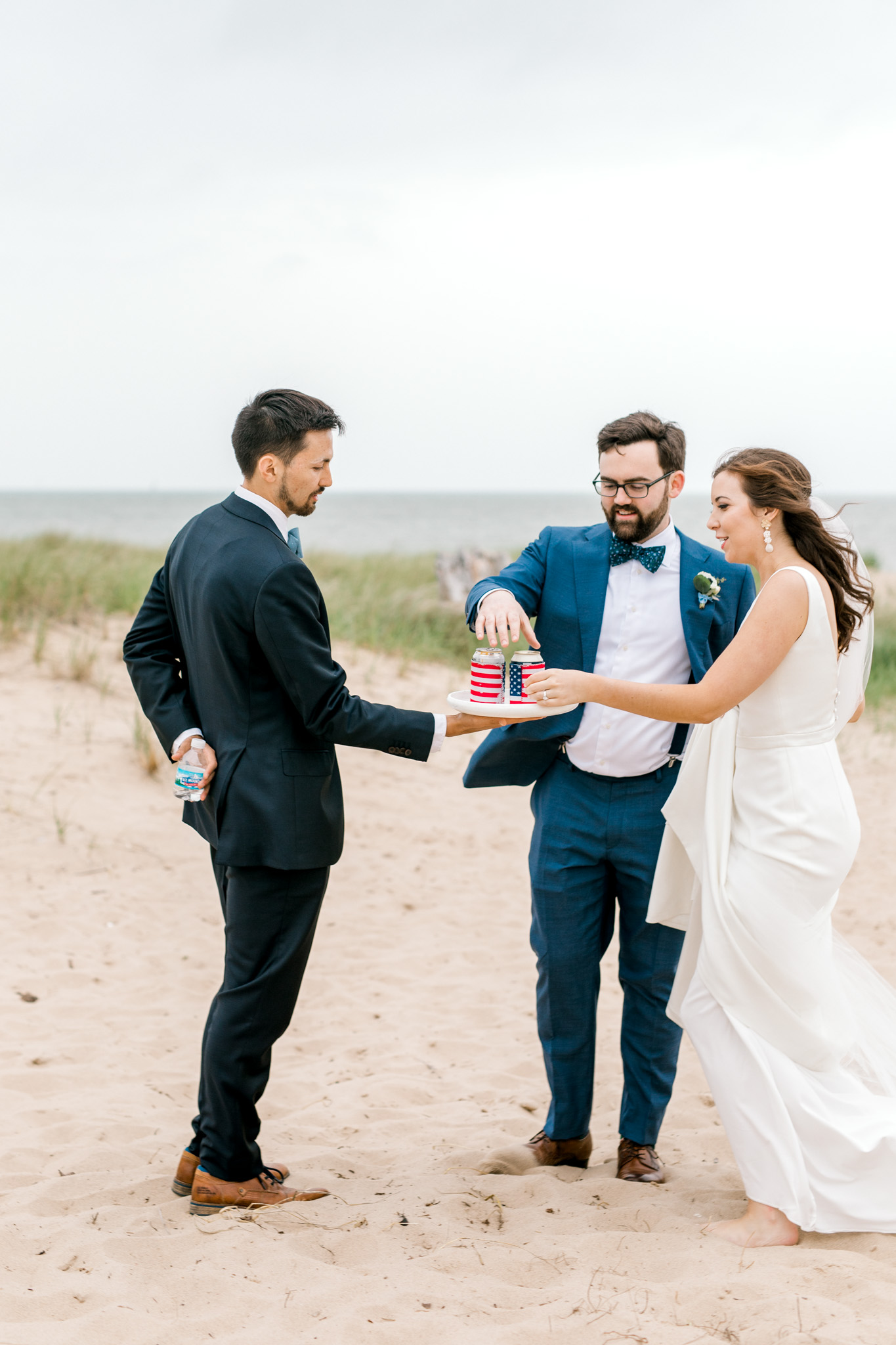 Rainy Vineyard Wedding in Southern Michigan | 12 Corners Vineyard Wedding | Beach Wedding in Michigan