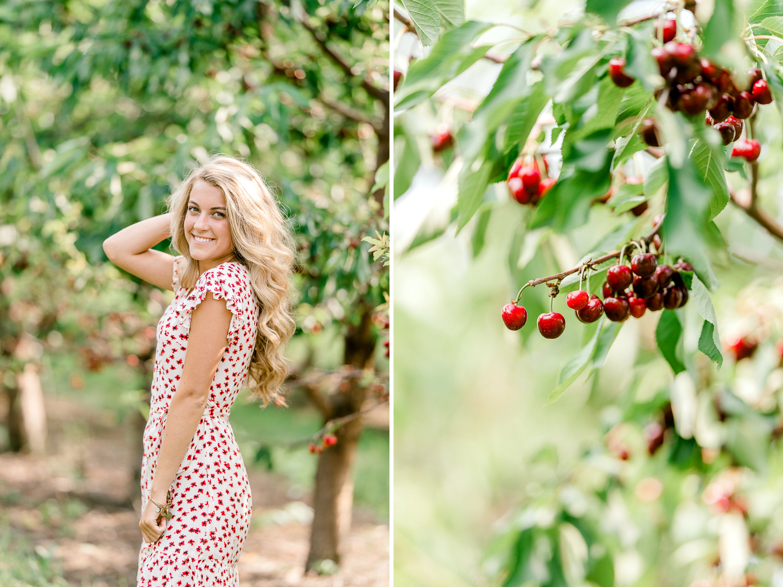 Beautiful Senior Girl Session at the Orchard and at the Beach | Senior Girl Poses | Senior Girl Wardrobe