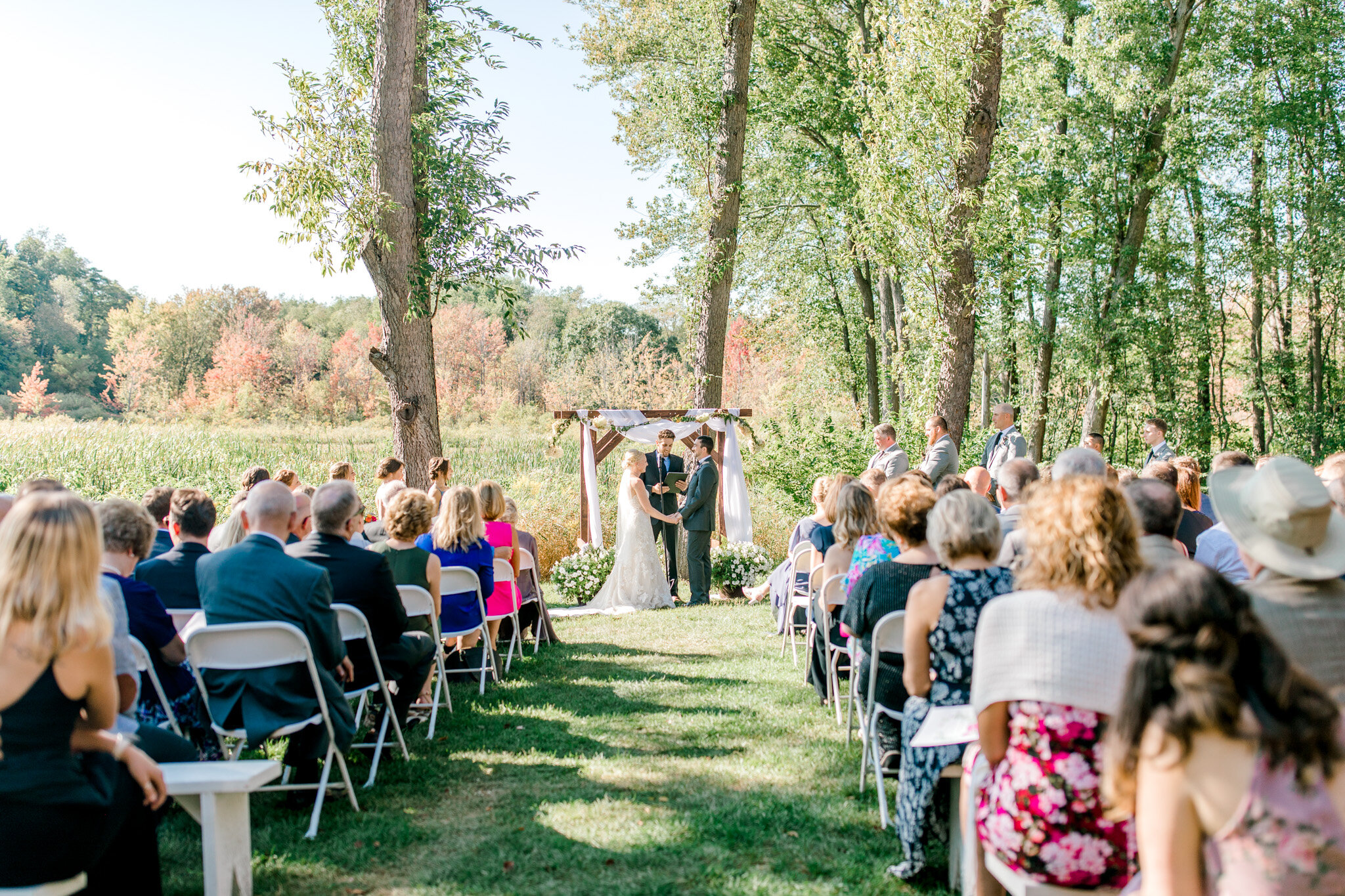 Colorful Woodsy Wedding in Lansing Michigan | West Michigan Wedding Photographer