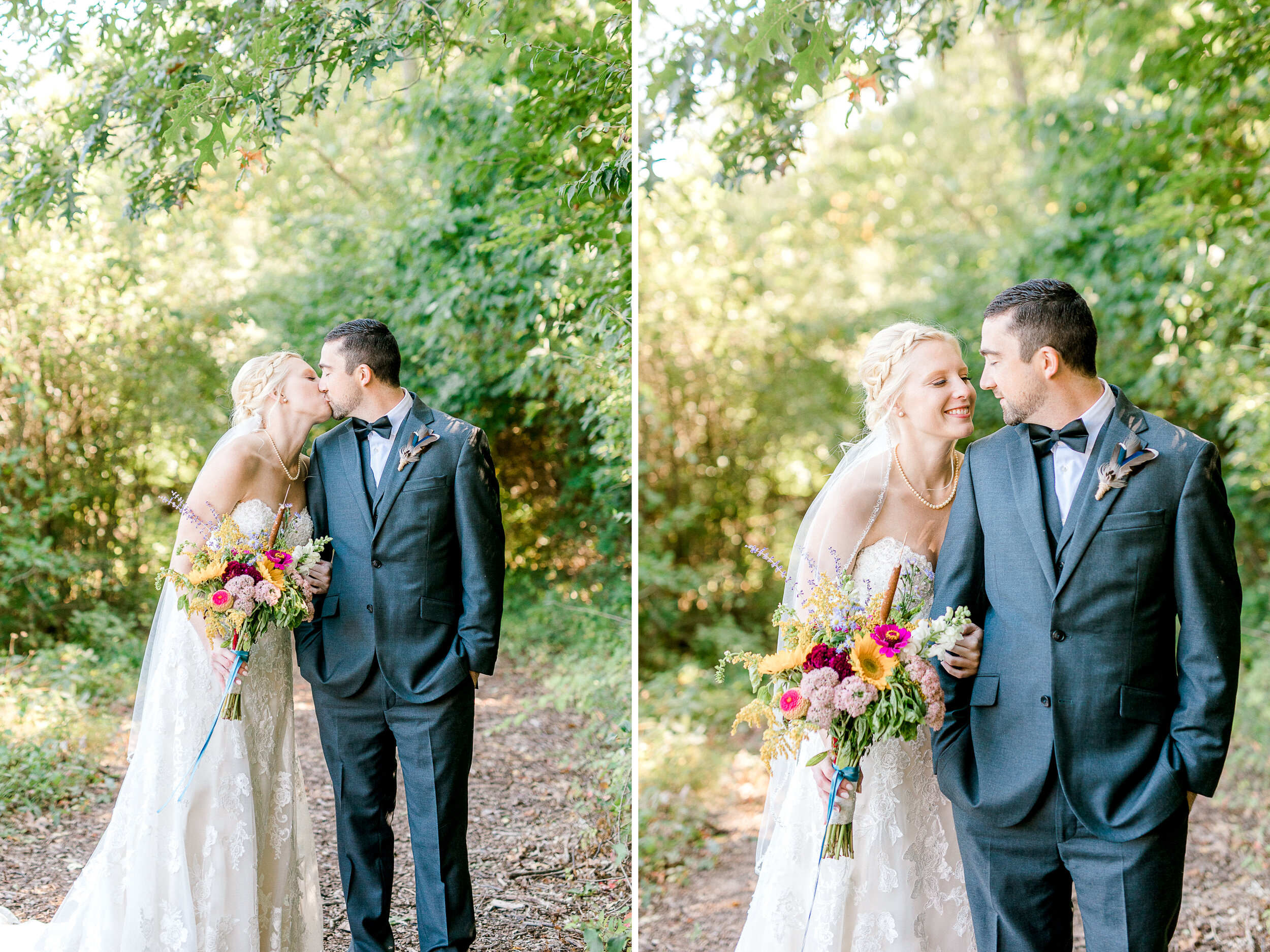 Colorful Woodsy Wedding in Lansing Michigan | West Michigan Wedding Photographer