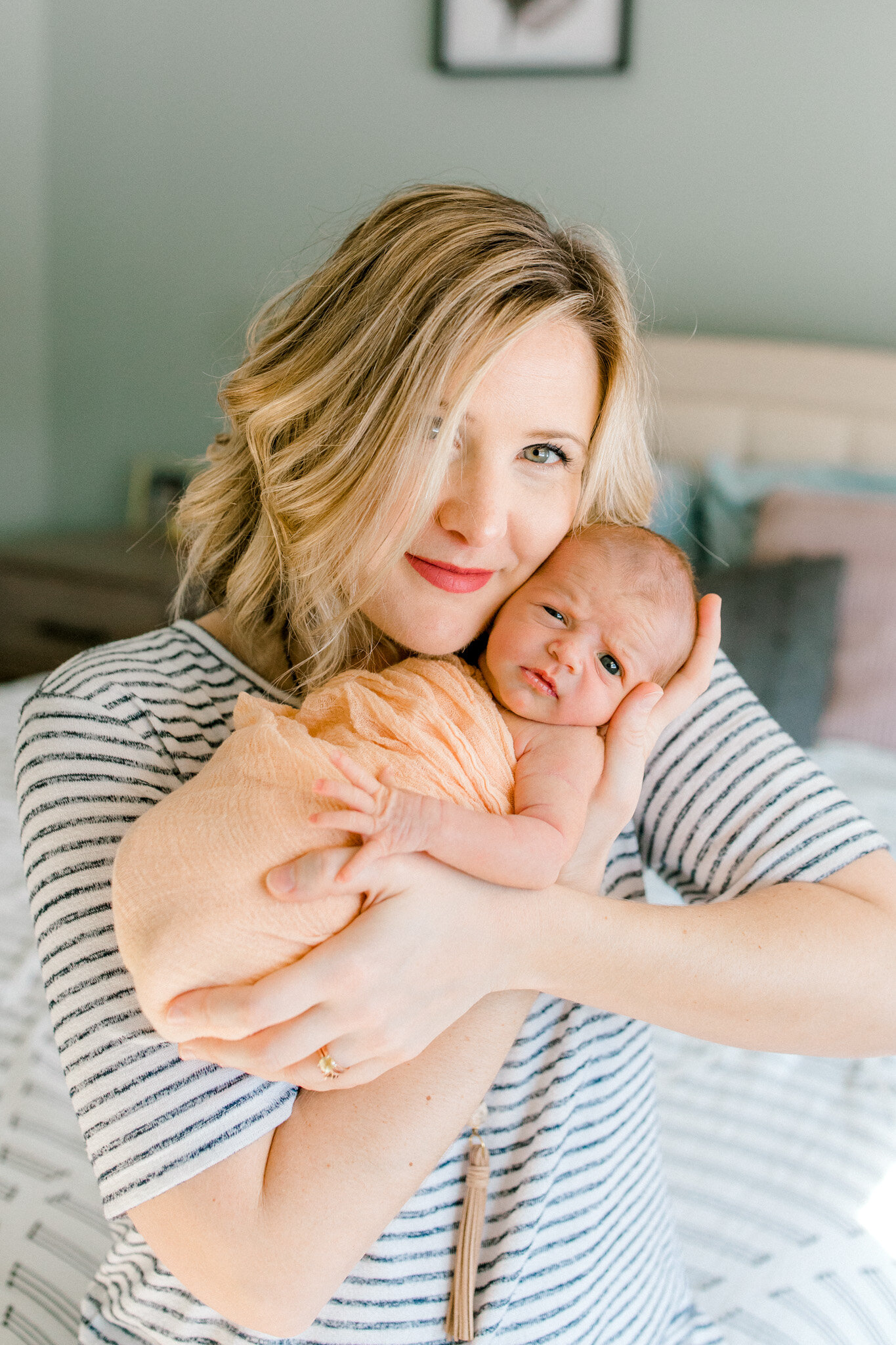 West Michigan In-Home Newborn Lifestyle Session | Whimsical Nursery Design | Grand Rapids Newborn Photographer