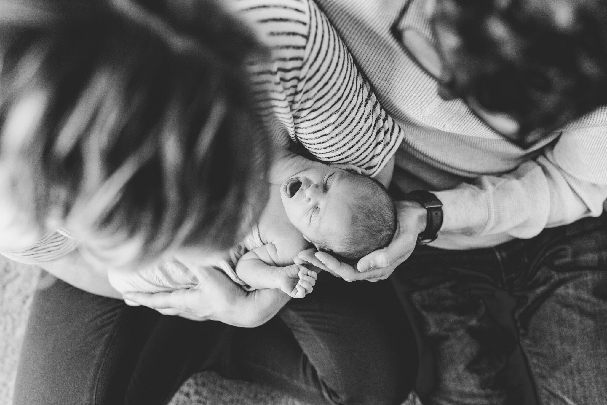 West Michigan In-Home Newborn Lifestyle Session | Whimsical Nursery Design | Grand Rapids Newborn Photographer