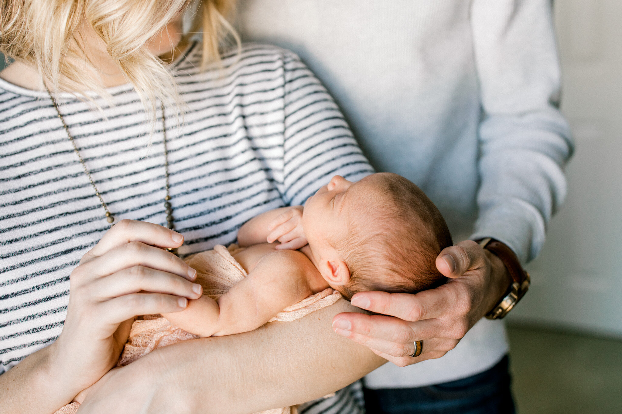 West Michigan In-Home Newborn Lifestyle Session | Whimsical Nursery Design | Grand Rapids Newborn Photographer