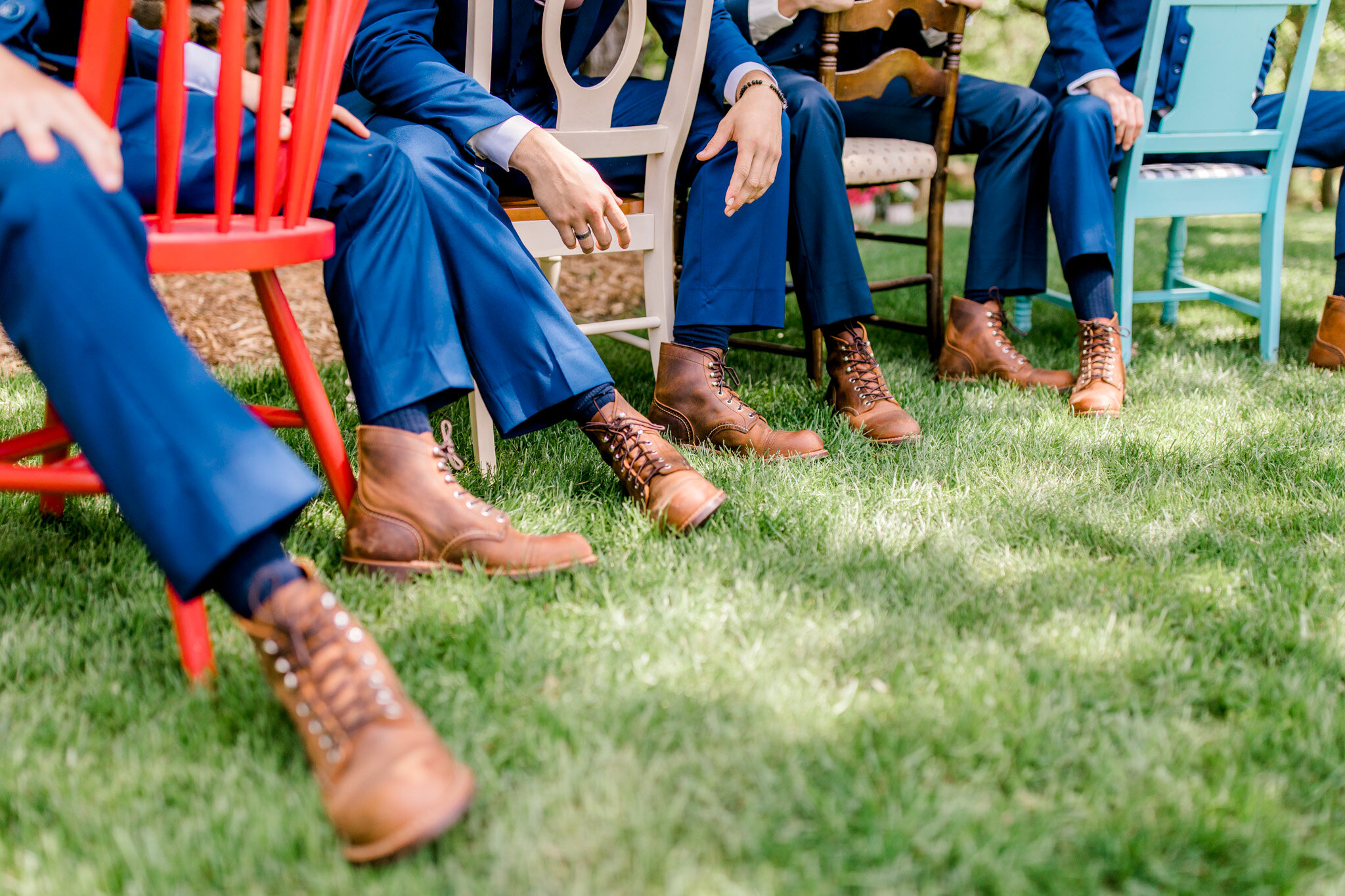 Intimate Backyard Elopement in Michigan | Light &amp; Airy Michigan Wedding Photographer