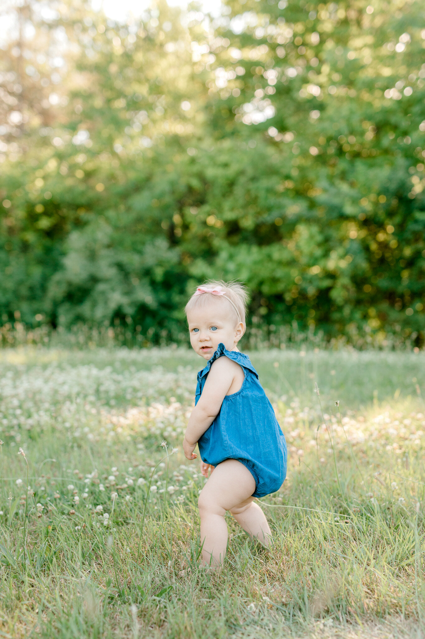 First Year Milestone Session | Light &amp; Airy Family Lifestyle Photographer