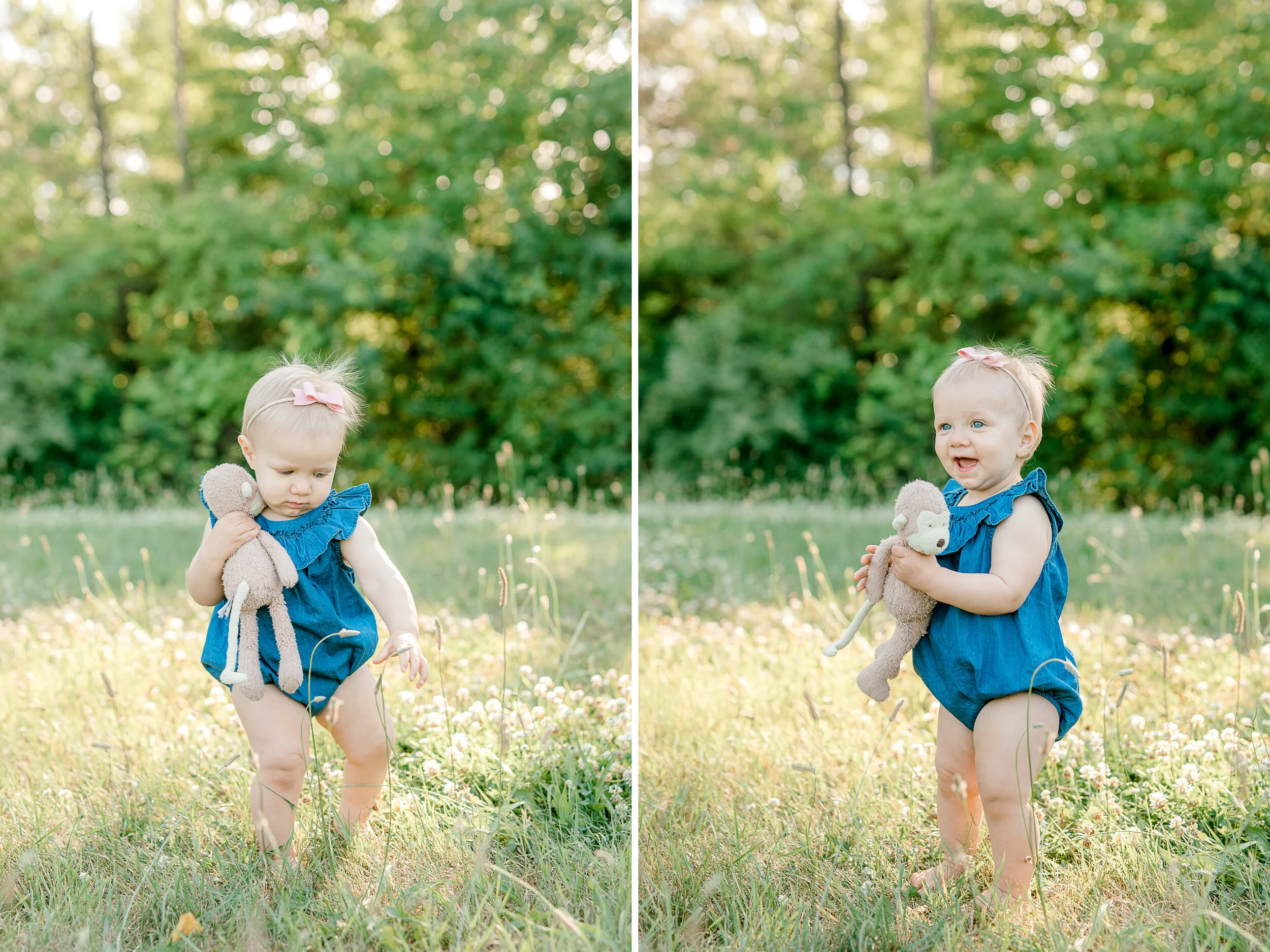 First Year Milestone Session | Light & Airy Family Lifestyle Photographer