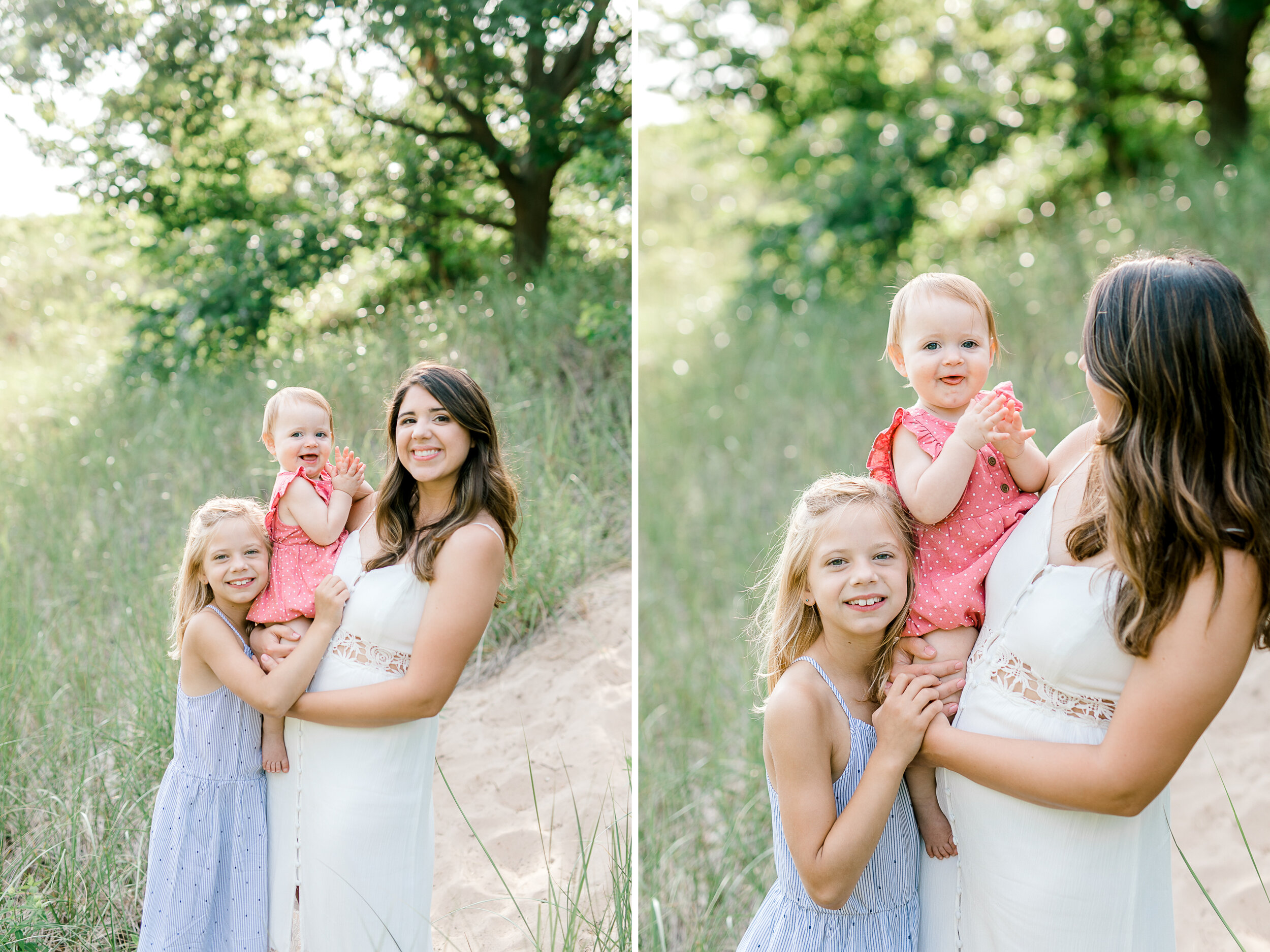 Lifestyle Family Session on Lake Michigan | Grand Rapids Family Photographer | Light &amp; Airy Photographer