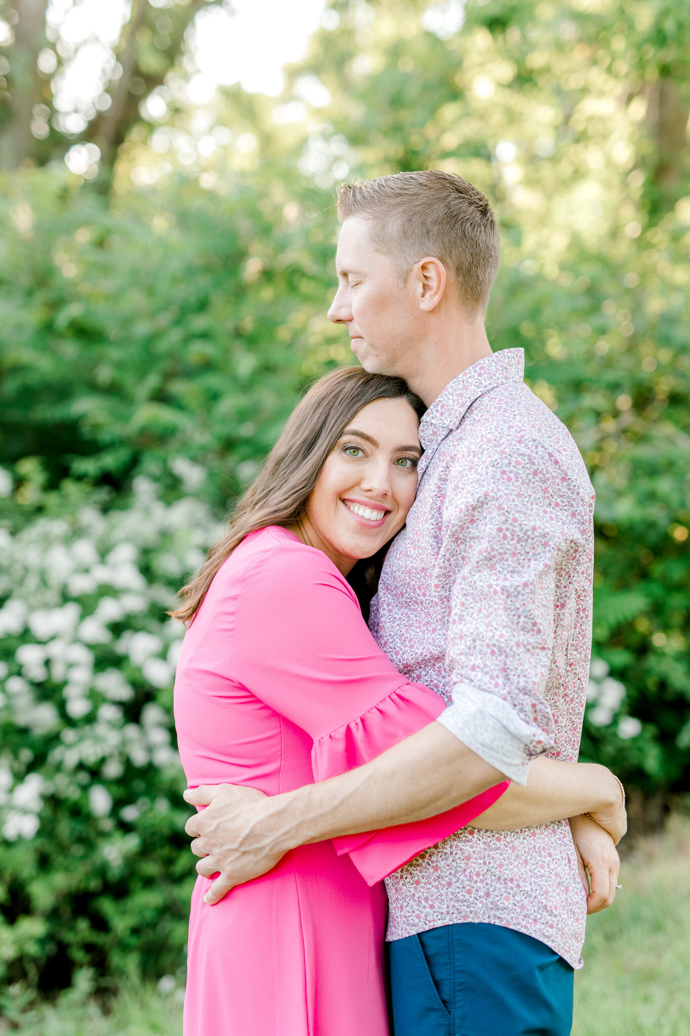 Colorful Engagement Session at the Orchard | Light and Airy Michigan Wedding Photographer