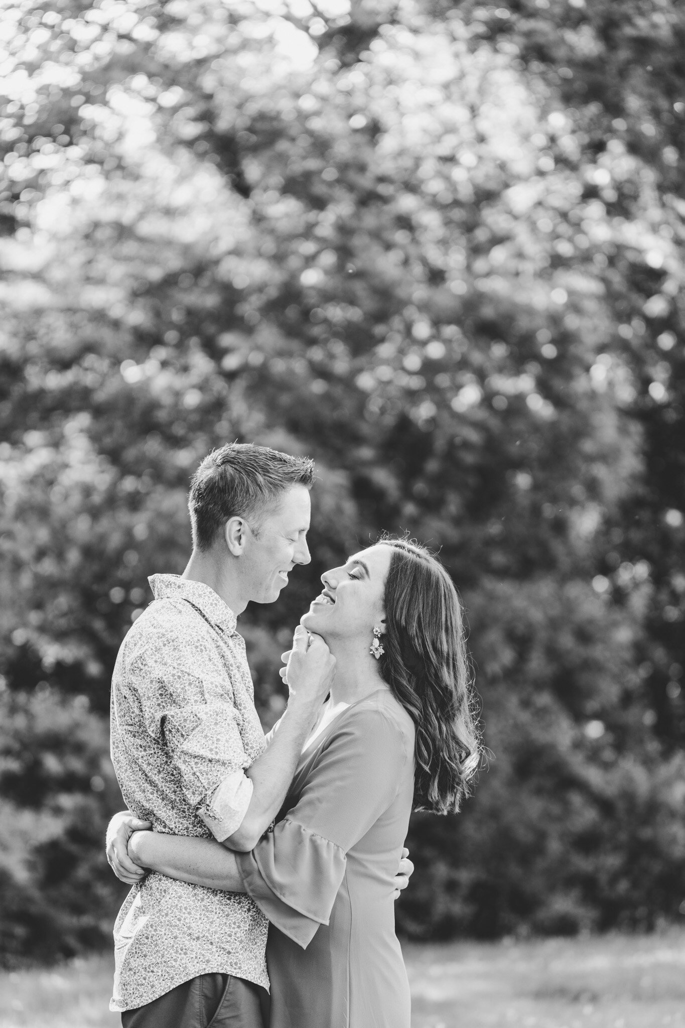 Colorful Engagement Session at the Orchard | Light and Airy Michigan Wedding Photographer