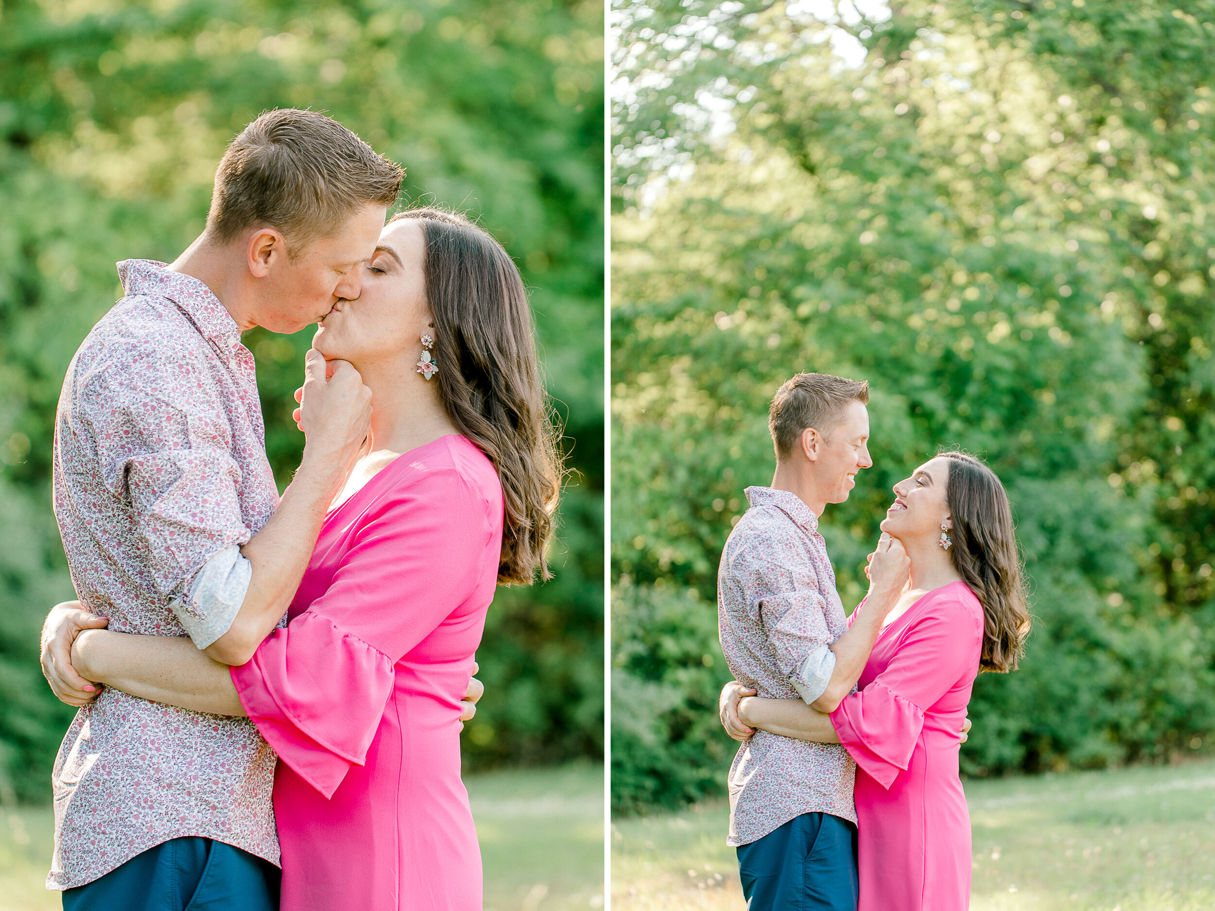 Colorful Engagement Session at the Orchard | Light and Airy Michigan Wedding Photographer