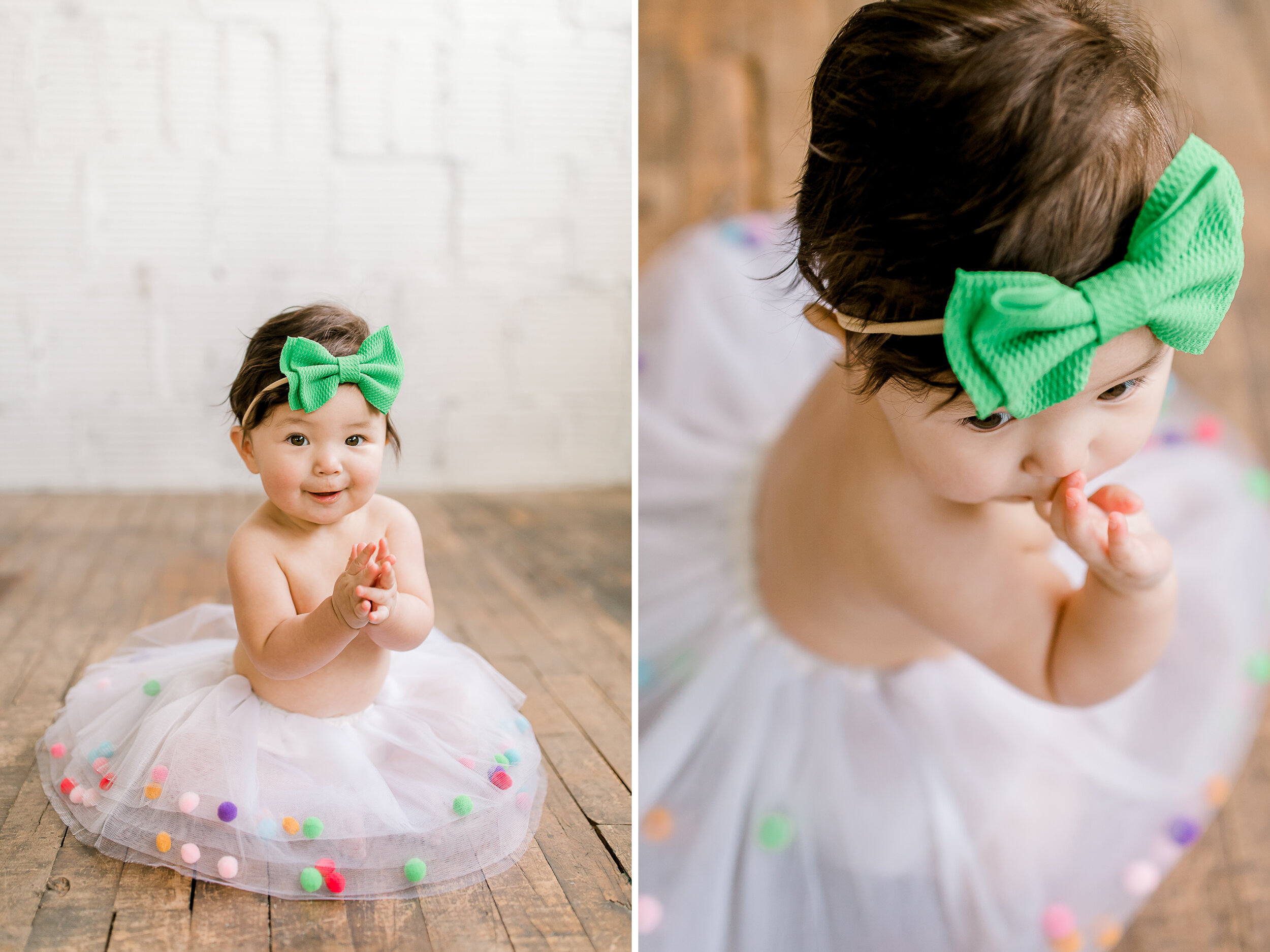 7 Month Milestone In Studio | Light &amp; Airy Family Photography | West Michigan Family Photographer