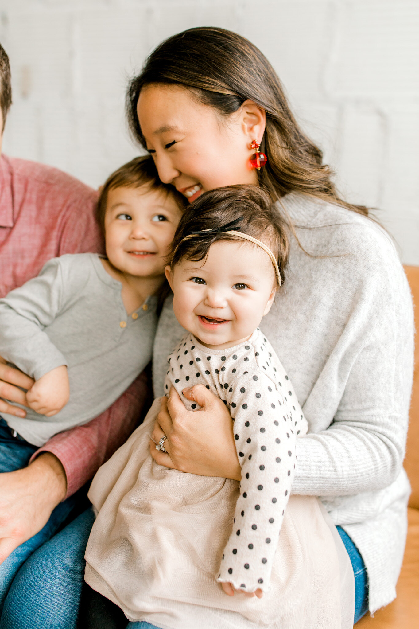 7 Month Milestone In Studio | Light &amp; Airy Family Photography | West Michigan Family Photographer