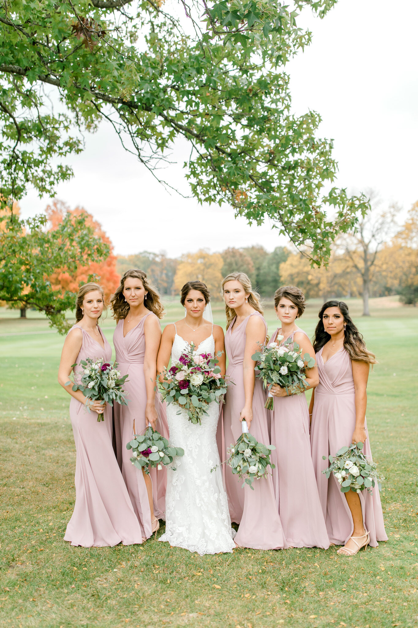 Autumn Wedding at The Country Club of Jackson | Light &amp; Airy Michigan Wedding Photographer