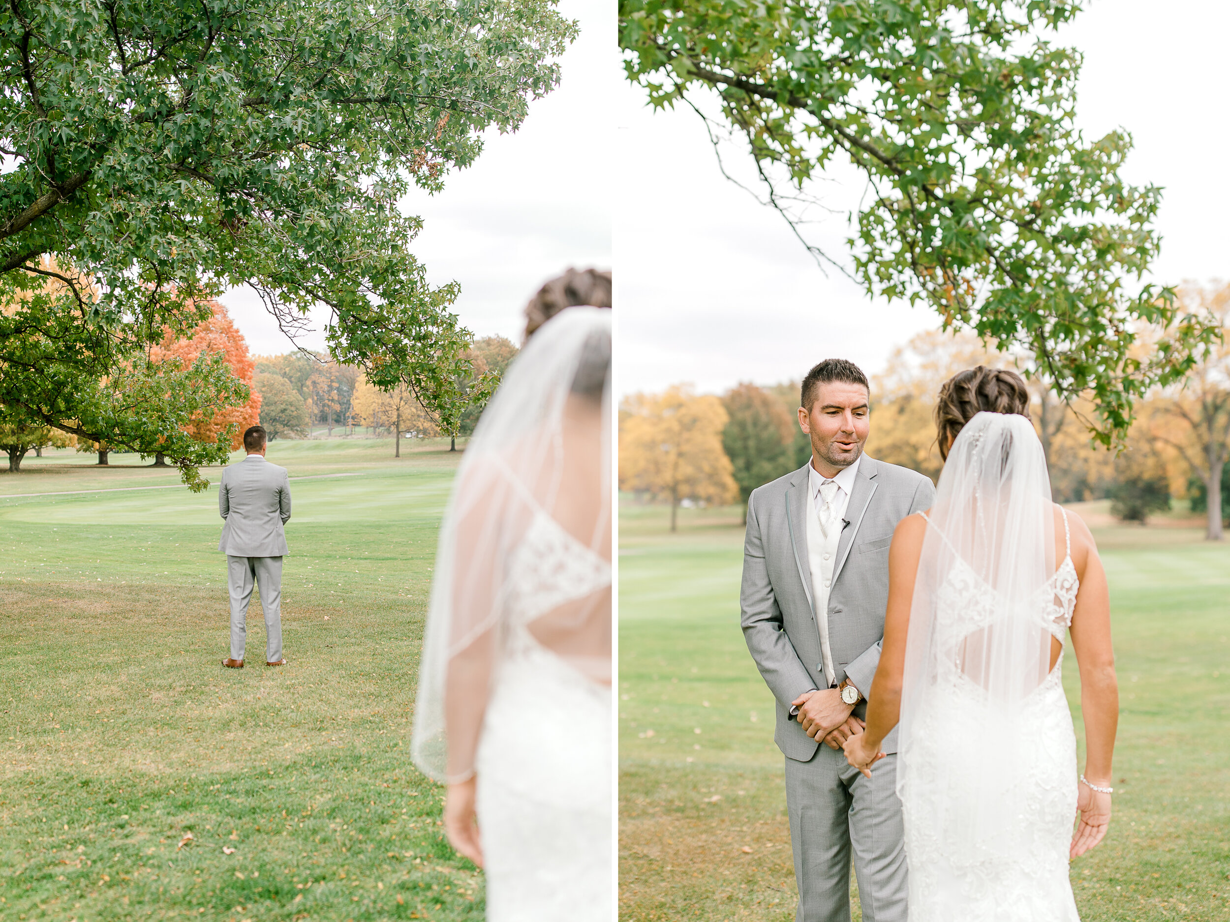 Autumn Wedding at The Country Club of Jackson | Light &amp; Airy Michigan Wedding Photographer