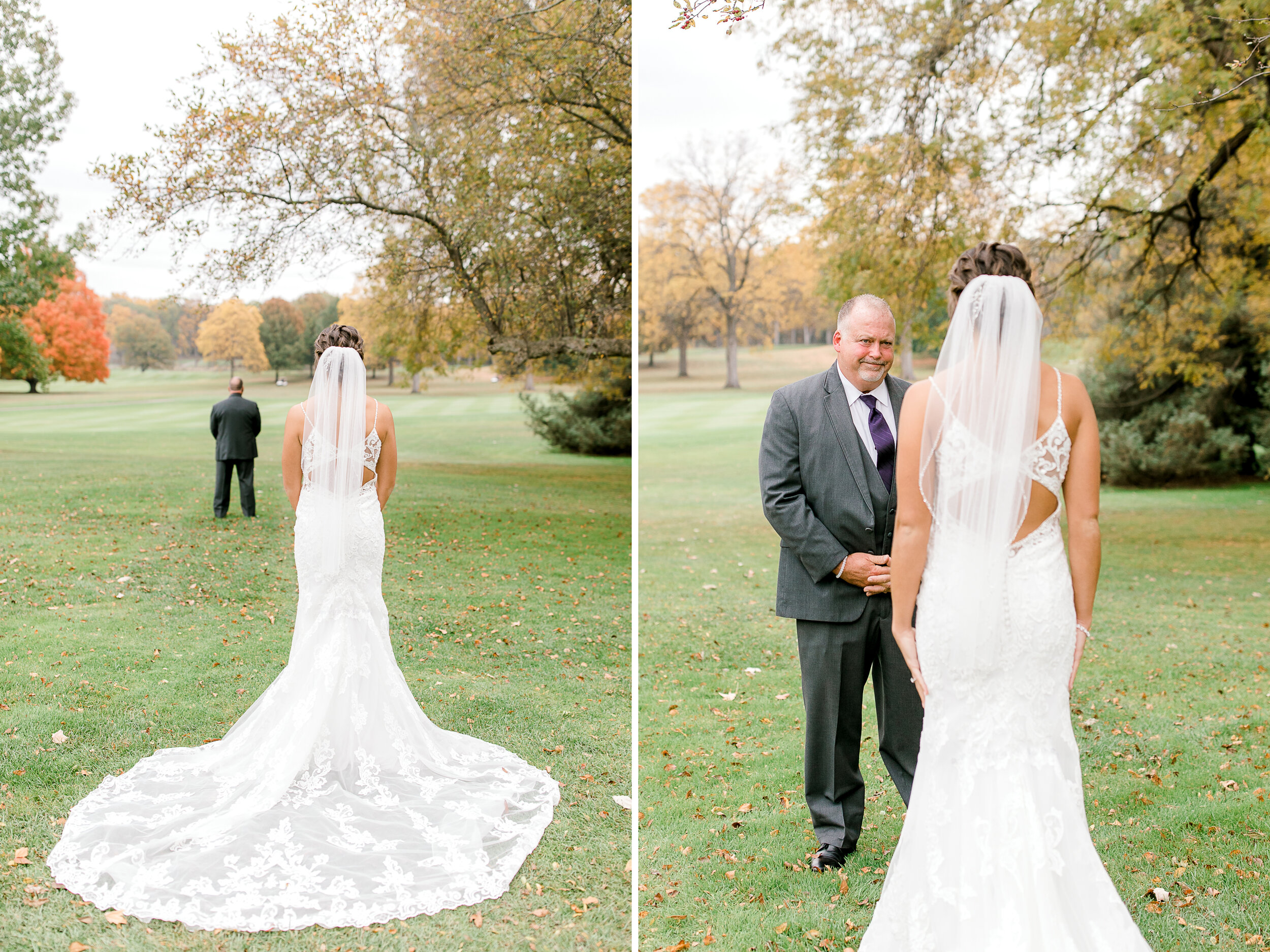 Autumn Wedding at The Country Club of Jackson | Light &amp; Airy Michigan Wedding Photographer