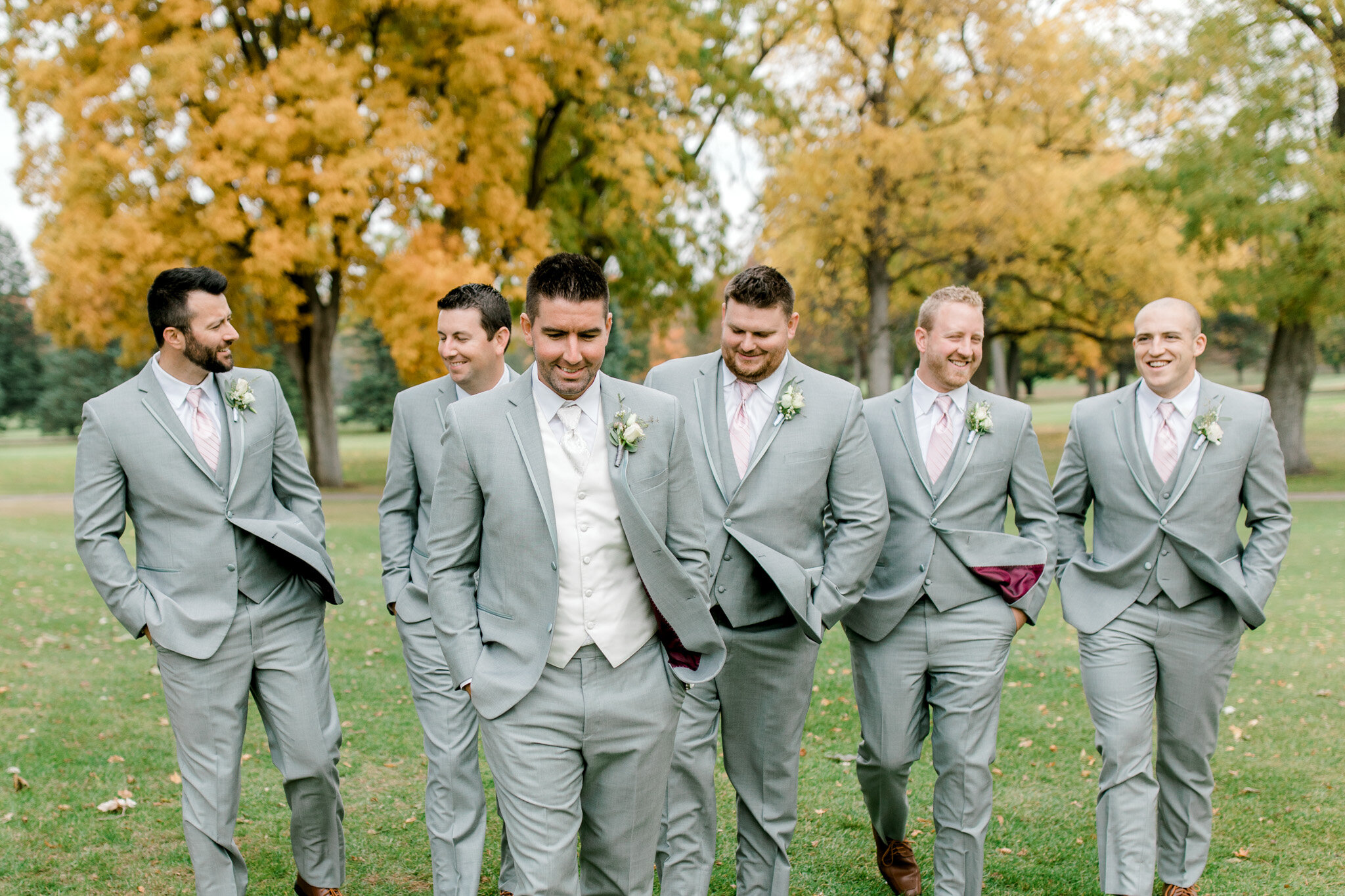 Autumn Wedding at The Country Club of Jackson | Light &amp; Airy Michigan Wedding Photographer