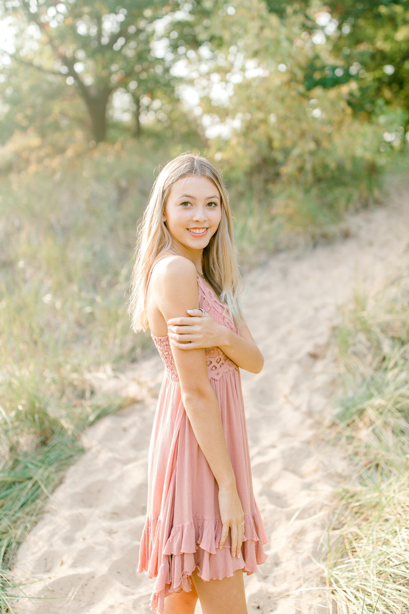 West Michigan High School Senior Photographer | Senior Girl Photos | Senior Photos at the Beach