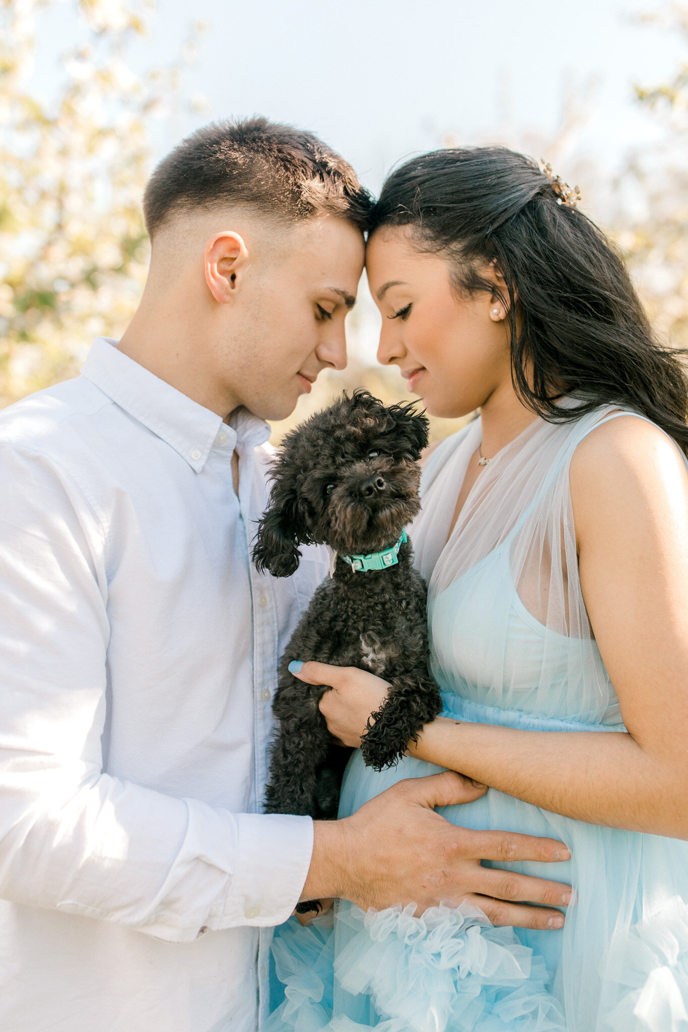 Spring Maternity Session in the Apple Blossoms | West Michigan Maternity Photographer