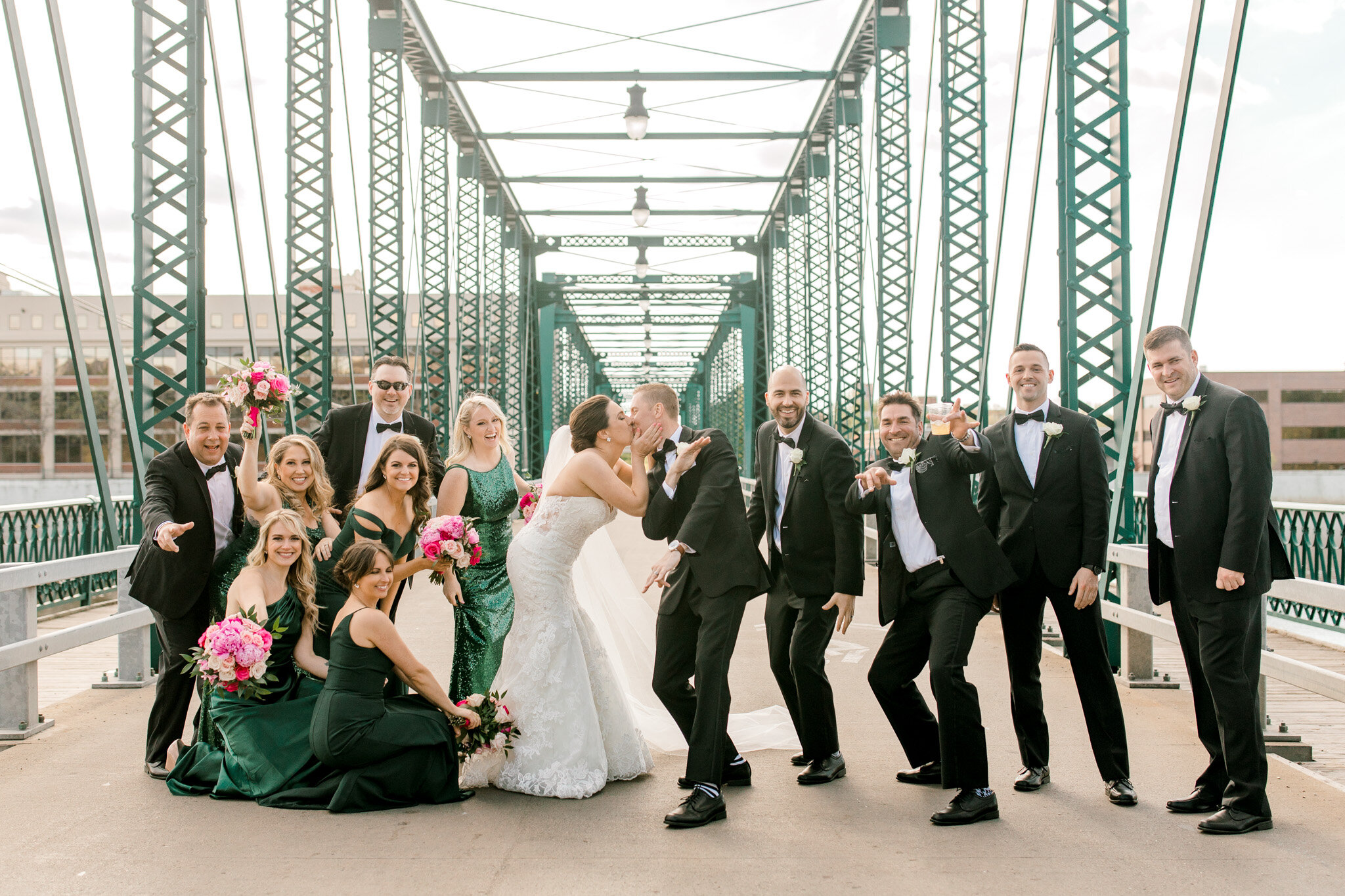 Emerald &amp; Fuchsia Wedding in Grand Rapids | A Wedding Planners Wedding | West Michigan Wedding Photographer