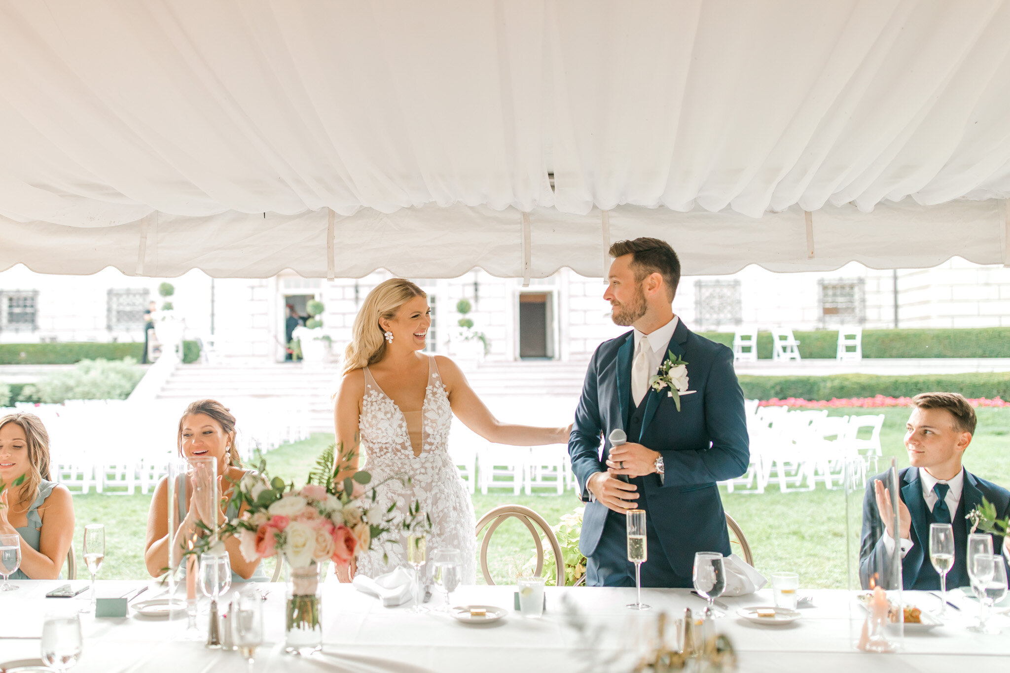 Grand wedding at The War Memorial | Grand Rapids Wedding Photographer | West Michigan Wedding Photography | Fine Art Light &amp; Airy