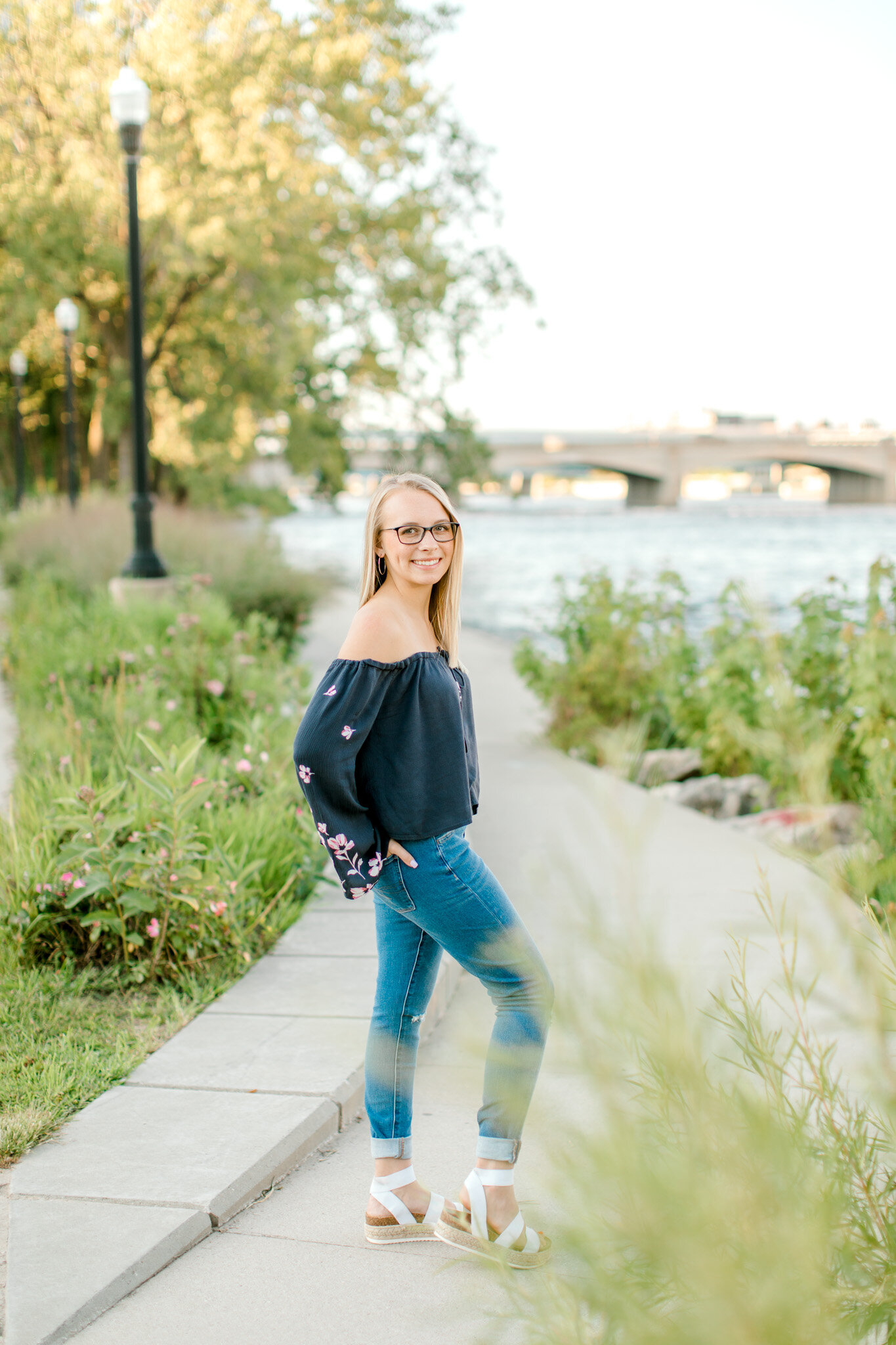 Senior Girl Session Downtown Grand Rapids | West Michigan Senior Photographer | Light and Airy Senior Photos