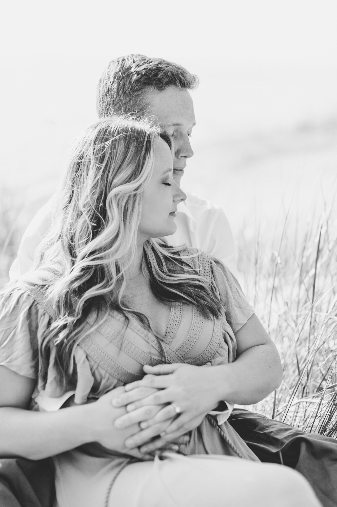 Summer Engagement Session on Lake Michigan | West Michigan Wedding Photographer | Fine Art Michigan Wedding Photos