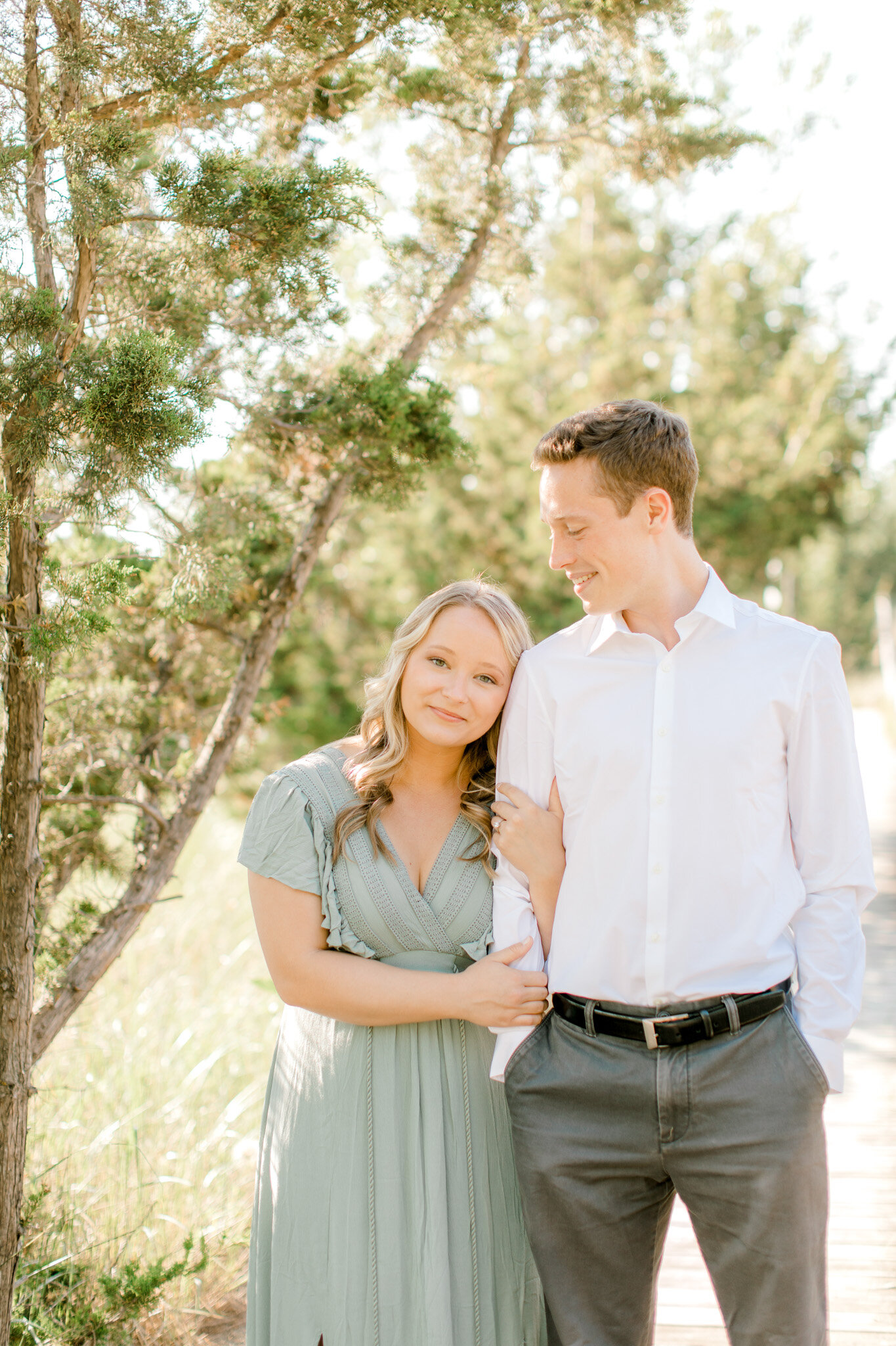 Summer Engagement Session on Lake Michigan | West Michigan Wedding Photographer | Fine Art Michigan Wedding Photos