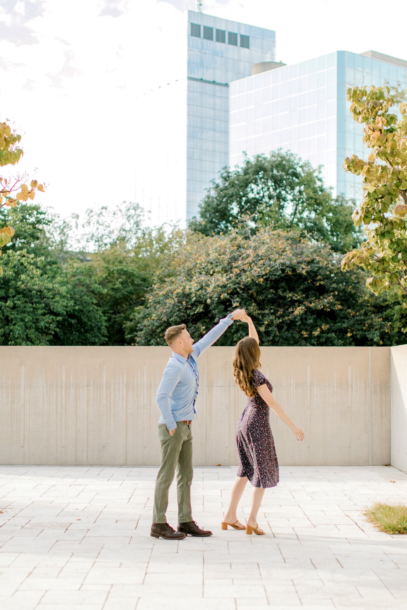 City of Grand Rapids Engagement Session | West Michigan Wedding Photographer 