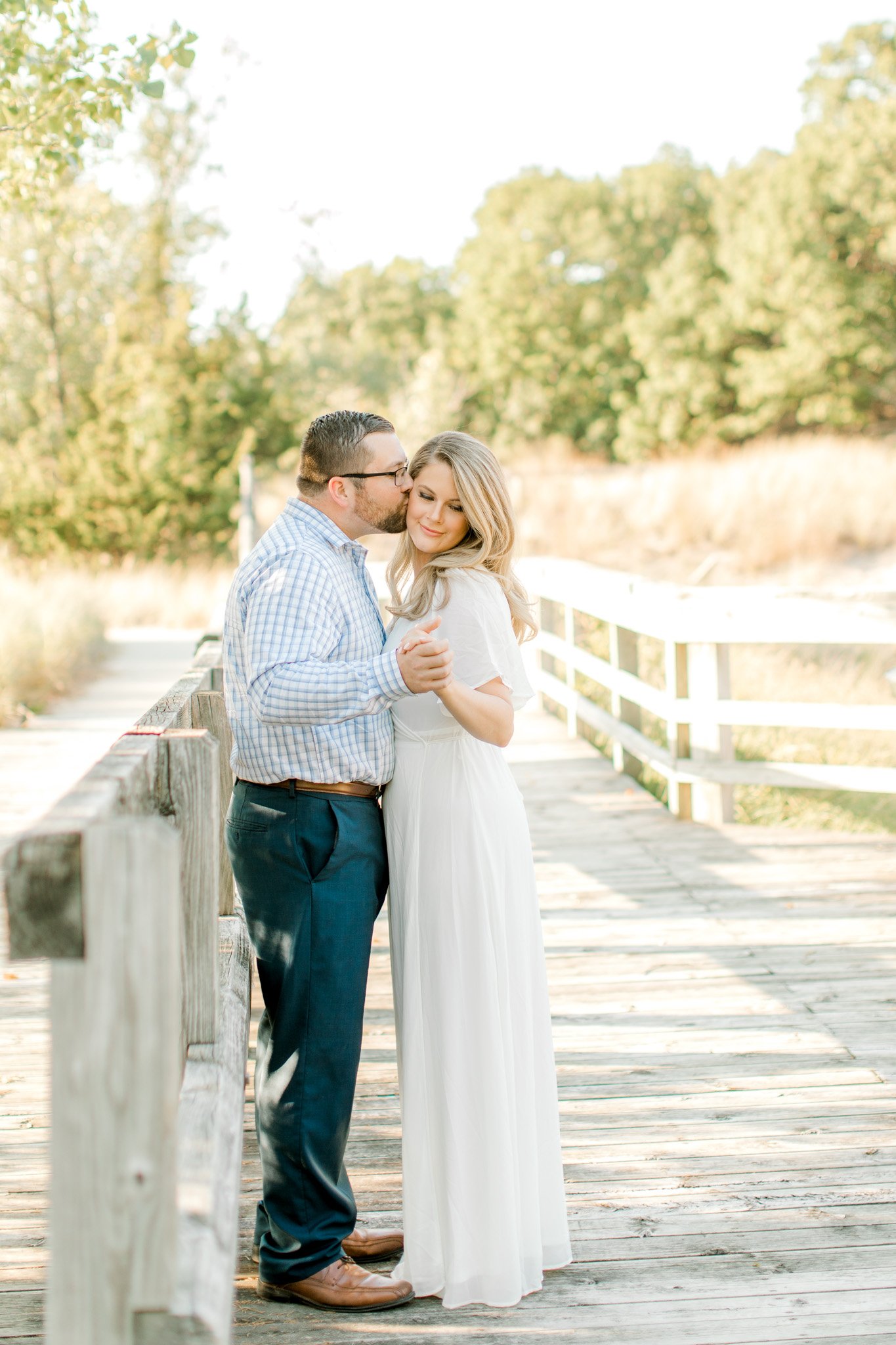 Lake Michigan Beach Engagement Session | West Michigan Fine Art Wedding Photographer | Light &amp; Airy Wedding Photography