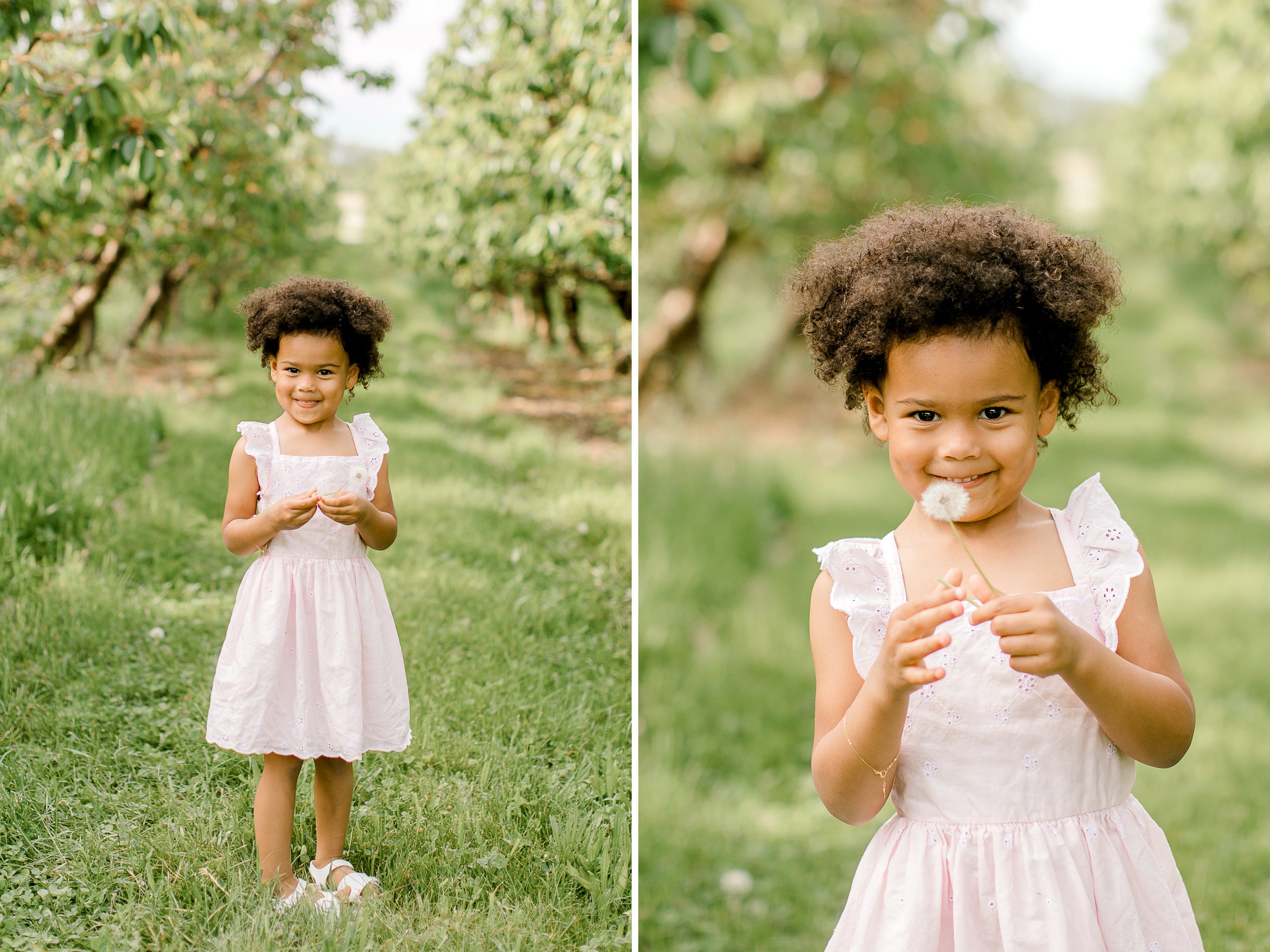 Lifestyle Family Session at the Orchard | Light &amp; Airy Photography | Bi Racial Family | Laurenda Marie Photography