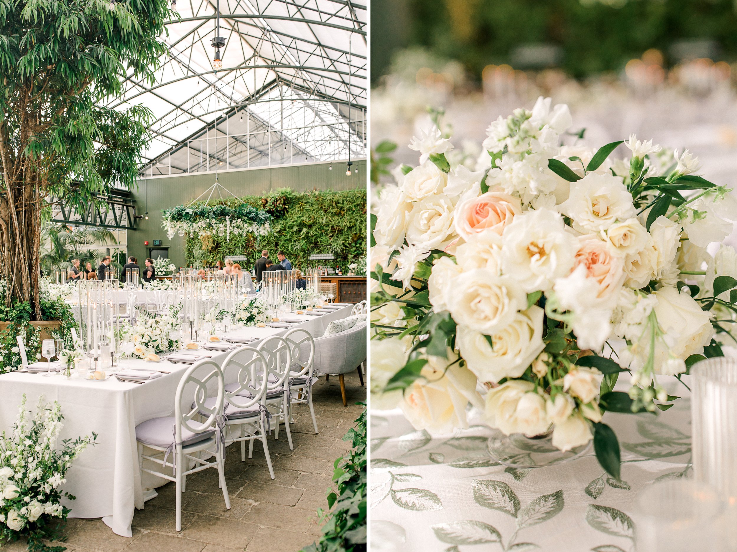 Planterra Conservatory Wedding | Greenhouse Botanical Wedding | Elegant Fine Art Michigan Wedding Photography | Laurenda Marie Photography