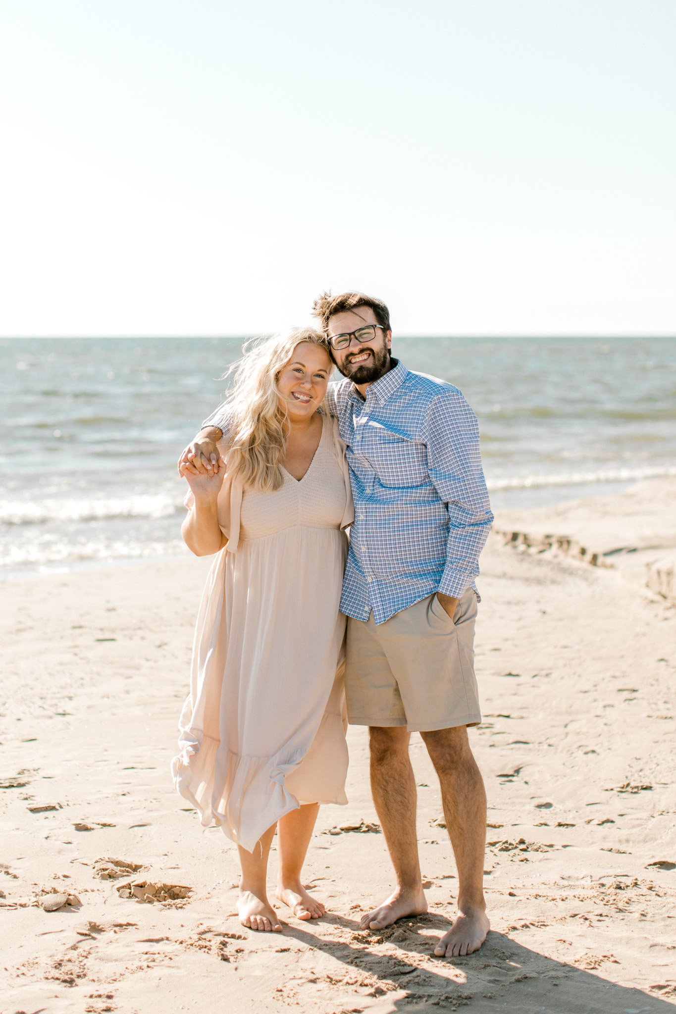 Lake Michigan Engagement Session | Grand Rapids Wedding Photographer | Fine Art Wedding Photos in Michigan