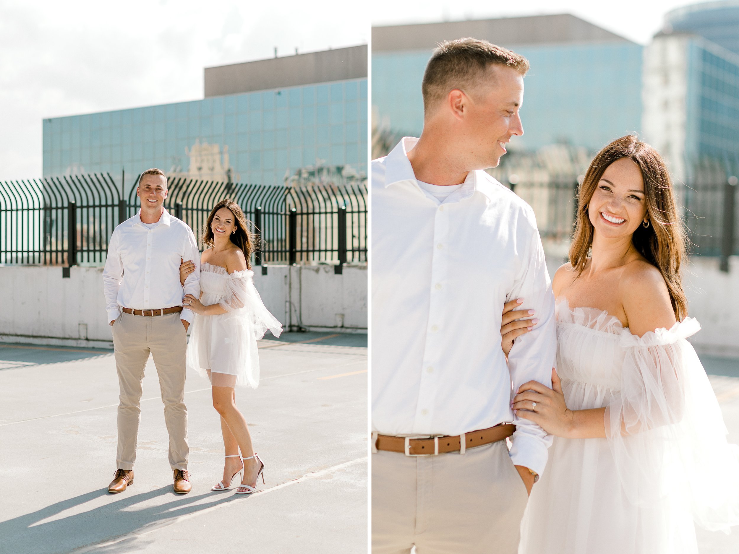 Summer Engagement in the City and on the Beach | West Michigan Fine Art Wedding Photography | Lake Michigan Beach Engagement Session