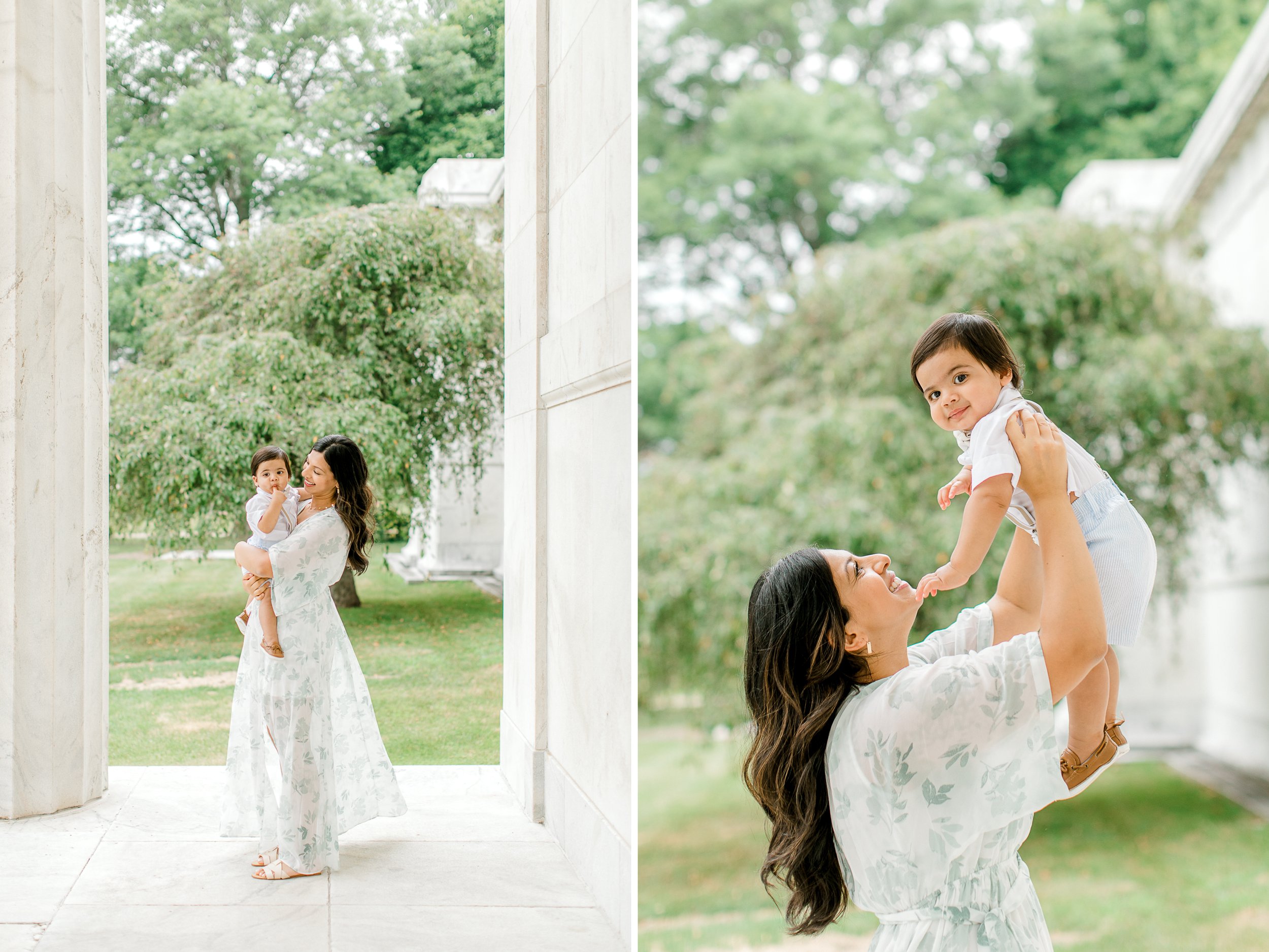 One Year Outdoor Cake Smash Birthday Session | West Michigan Family Photographer