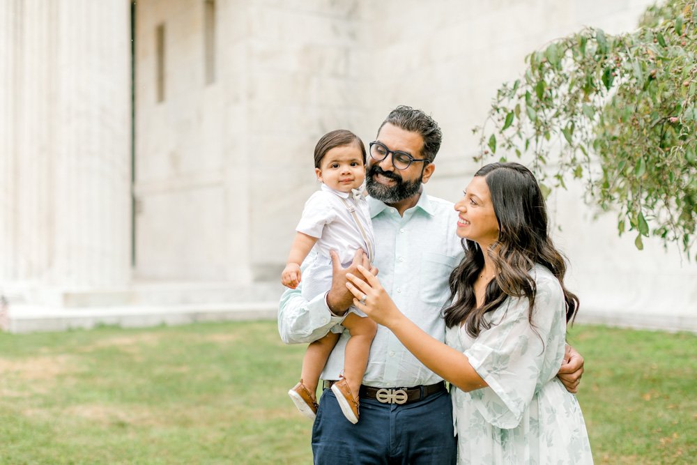 One Year Outdoor Cake Smash Birthday Session | West Michigan Family Photographer