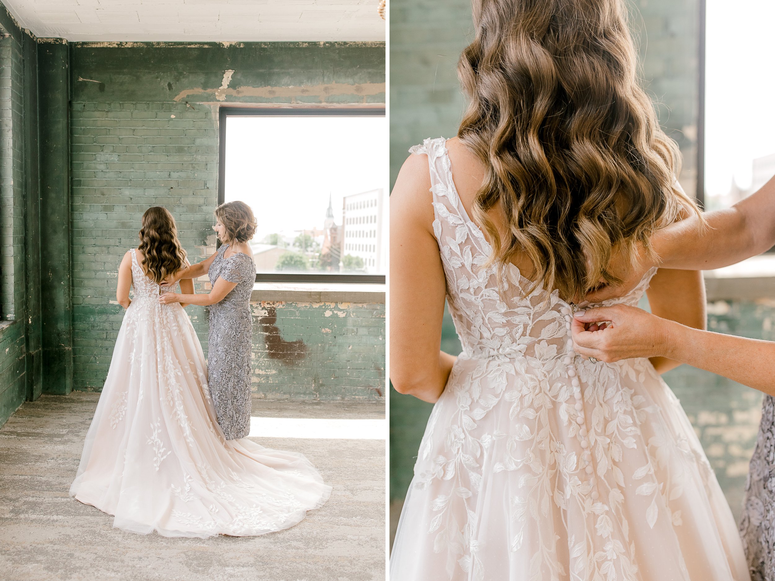 City Wedding at The High Five Grand Rapids | West Michigan Wedding Photographer | Laurenda Marie Photography