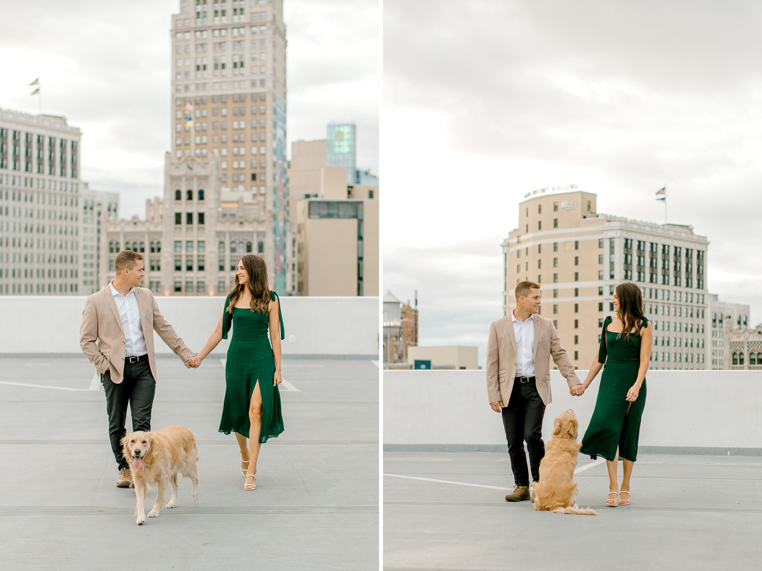 Downtown Detroit Engagement Session | DIA Engagement | Fine Art Wedding Photography | West Michigan Wedding Photographer