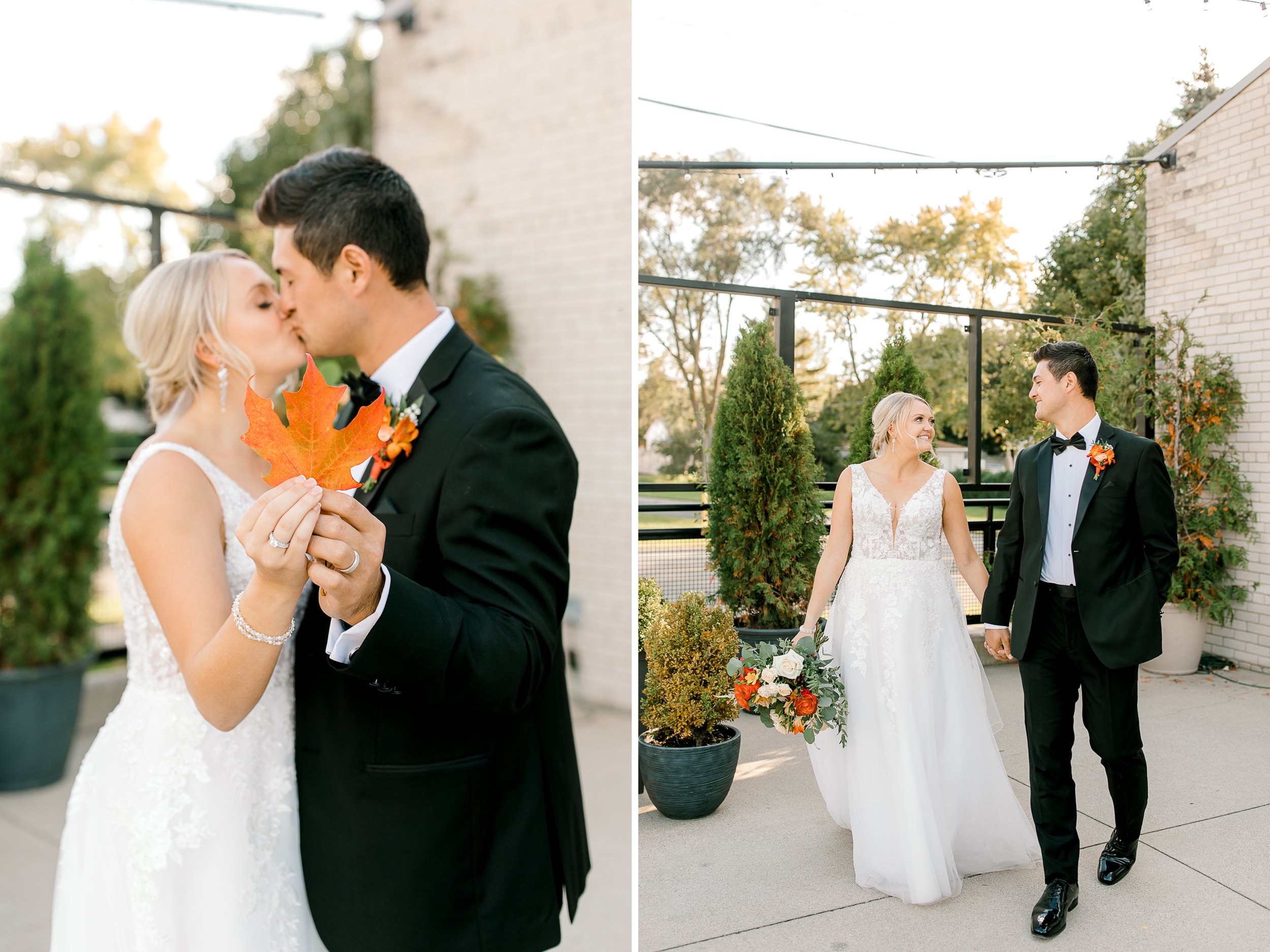 Fall Wedding in Holland Michigan | Baker Lofts Michigan Wedding | Laurenda Marie Photography