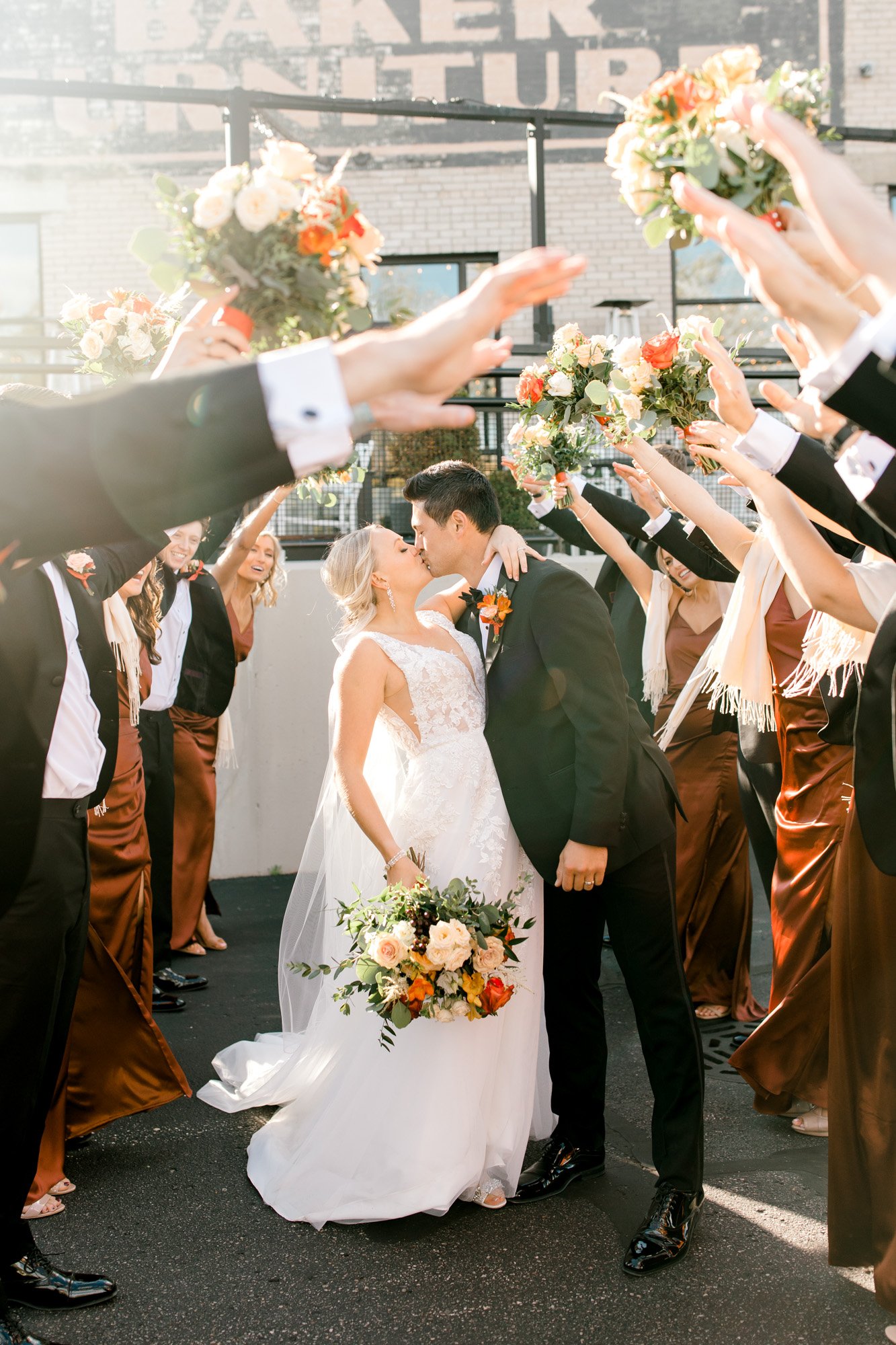 Fall Wedding in Holland Michigan | Baker Lofts Michigan Wedding | Laurenda Marie Photography