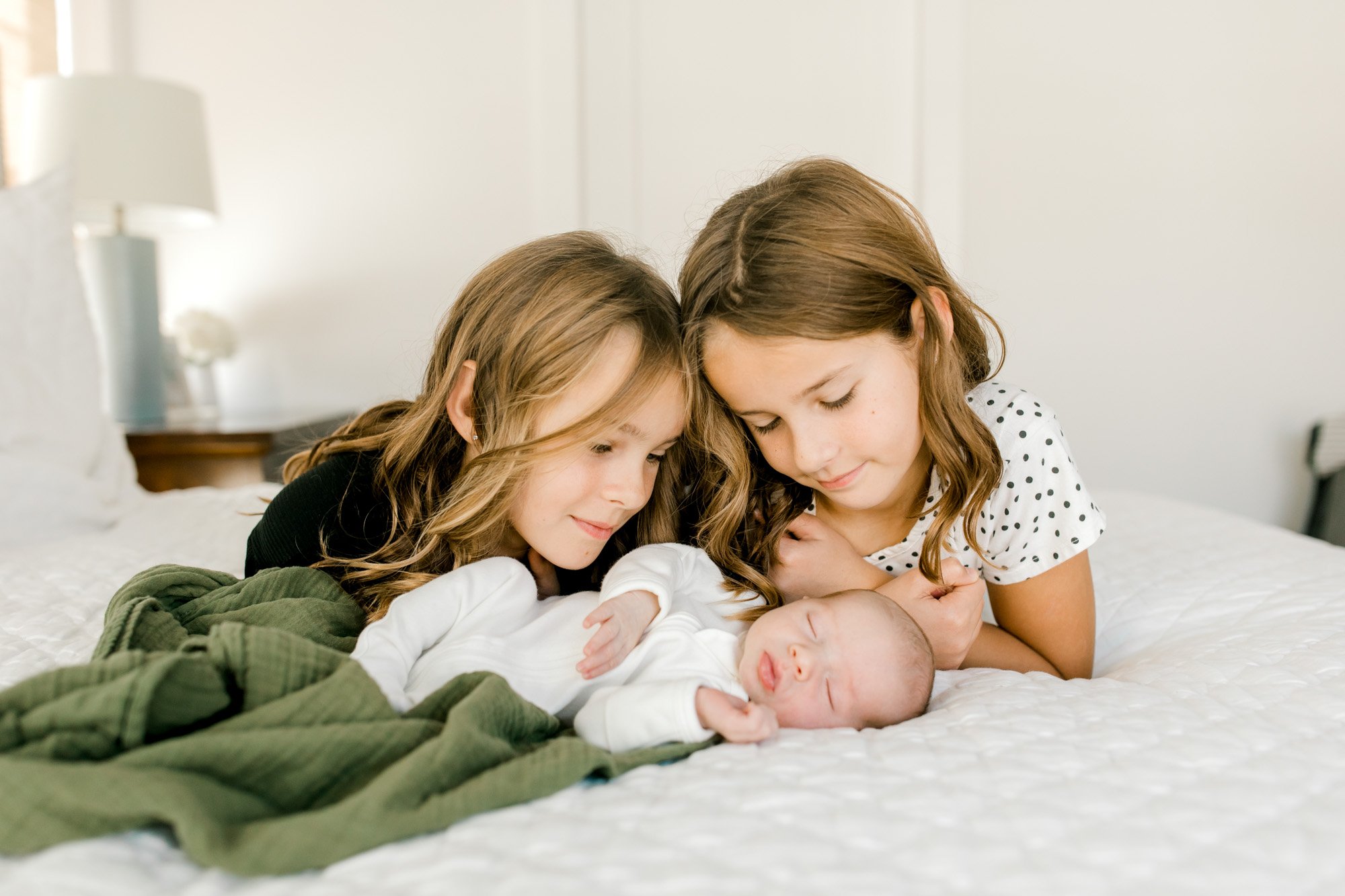 Modern In-Home Newborn Lifestyle Session in Michigan | Studio McGee style | Laurenda Marie Photography