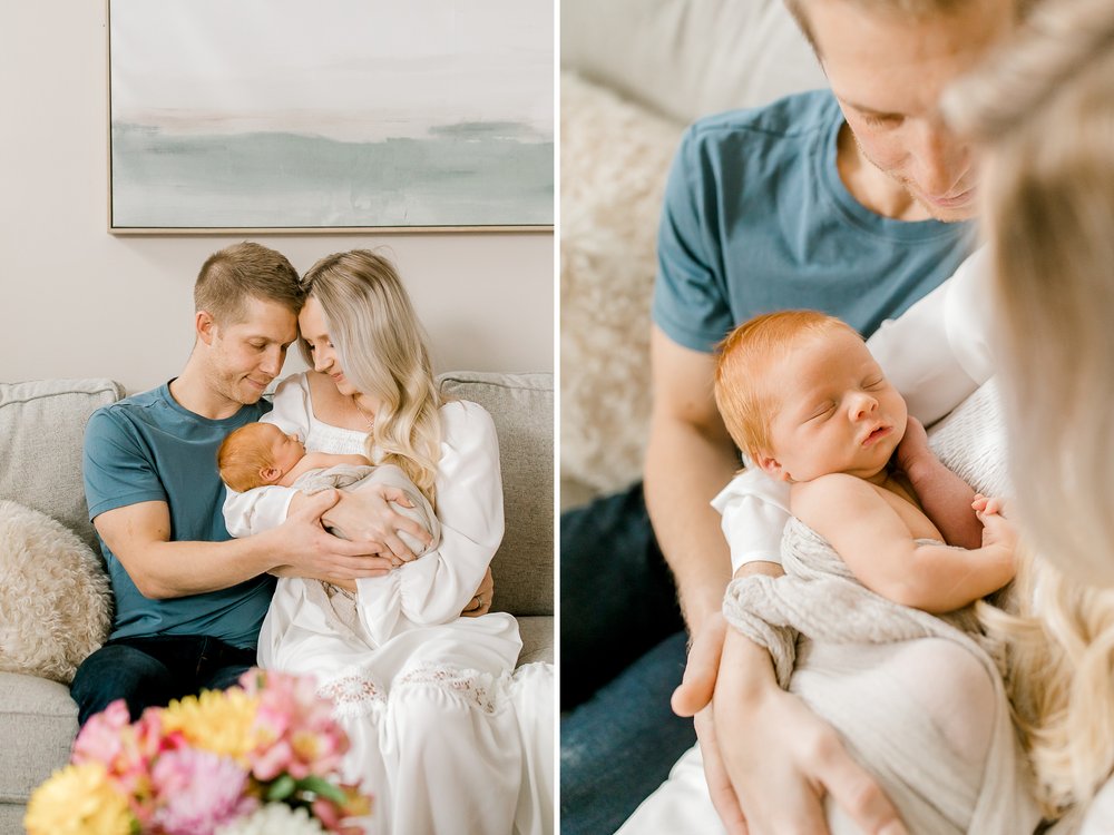Neutral Baby Boys Nursery Room | Michigan Newborn Lifestyle Photography