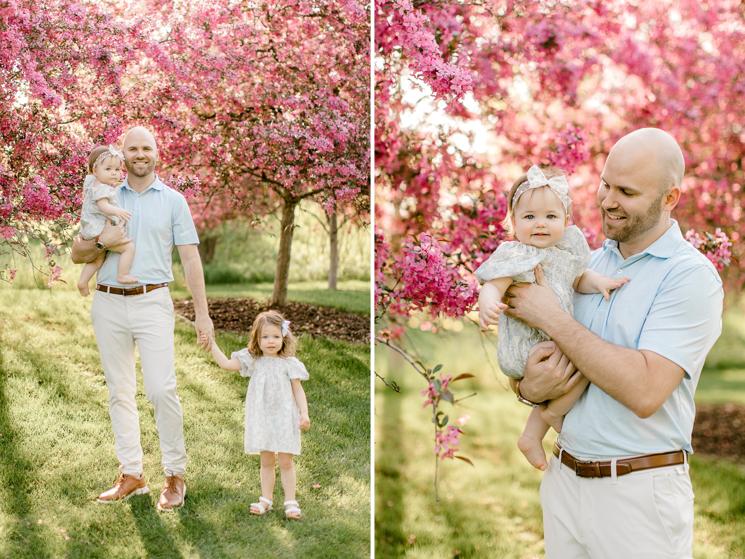 Pink Blossom Spring Mini Sessions in West Michigan