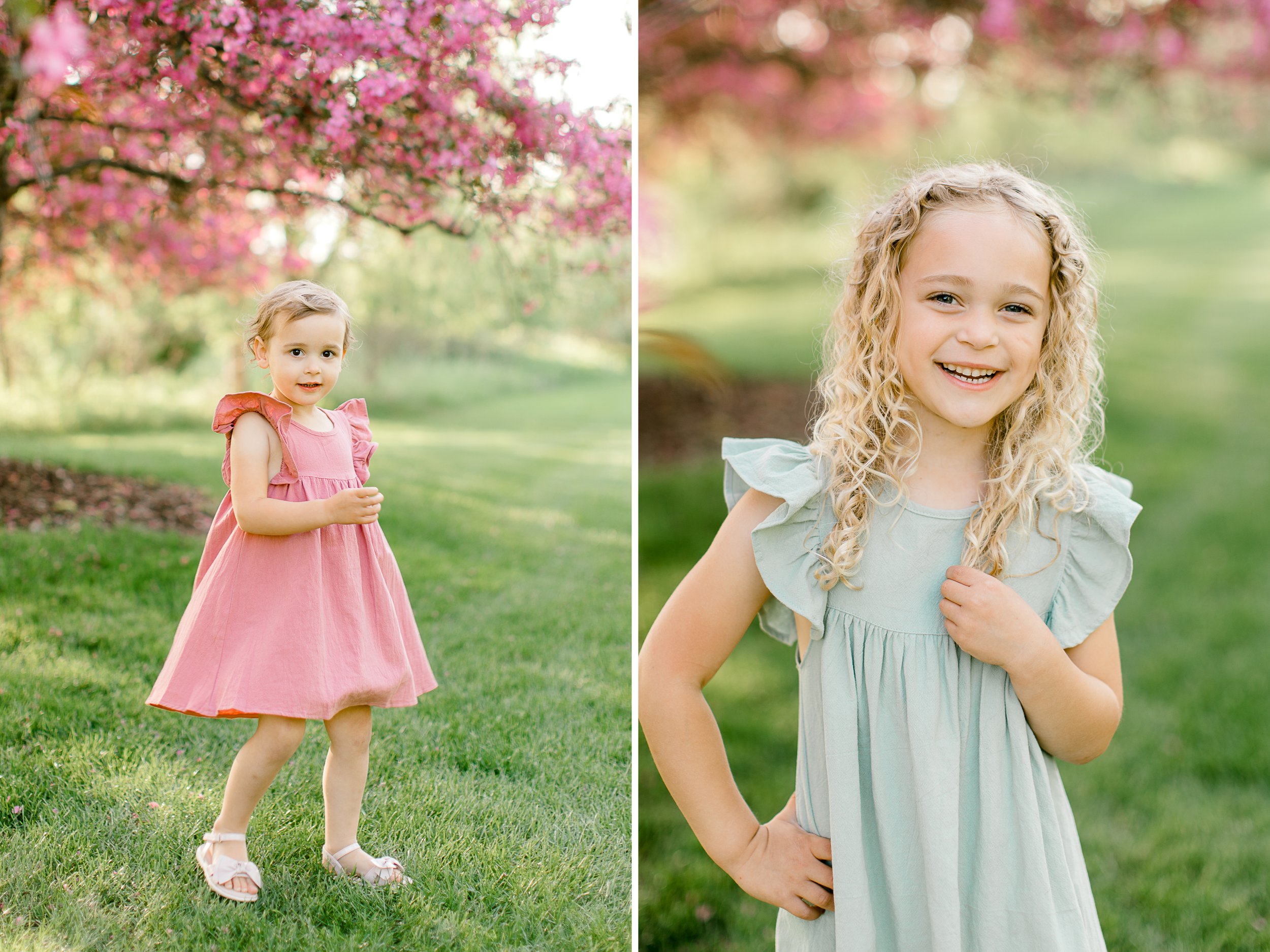 Pink Blossom Spring Mini Sessions in West Michigan