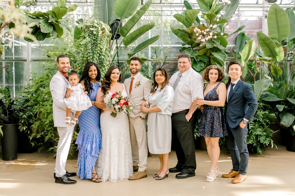 Greenhouse wedding in West Michigan at The Downtown Market GR | Modern Timeless Wedding |  Laurenda Marie Photography