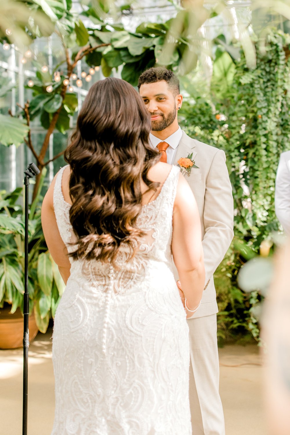 Greenhouse wedding in West Michigan at The Downtown Market GR | Modern Timeless Wedding |  Laurenda Marie Photography